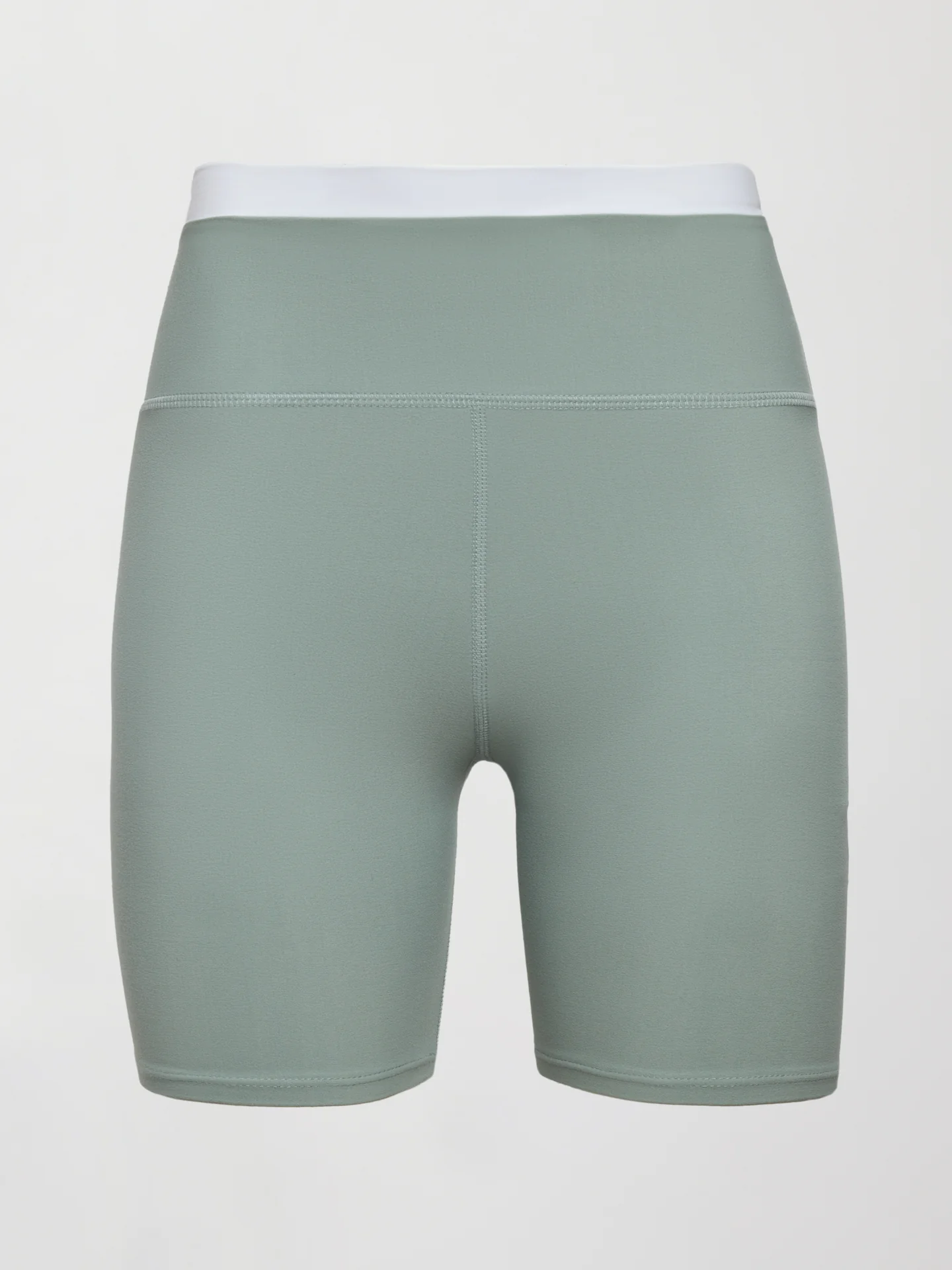 Contrast Melt Biker Short - Sage / White - Image 7