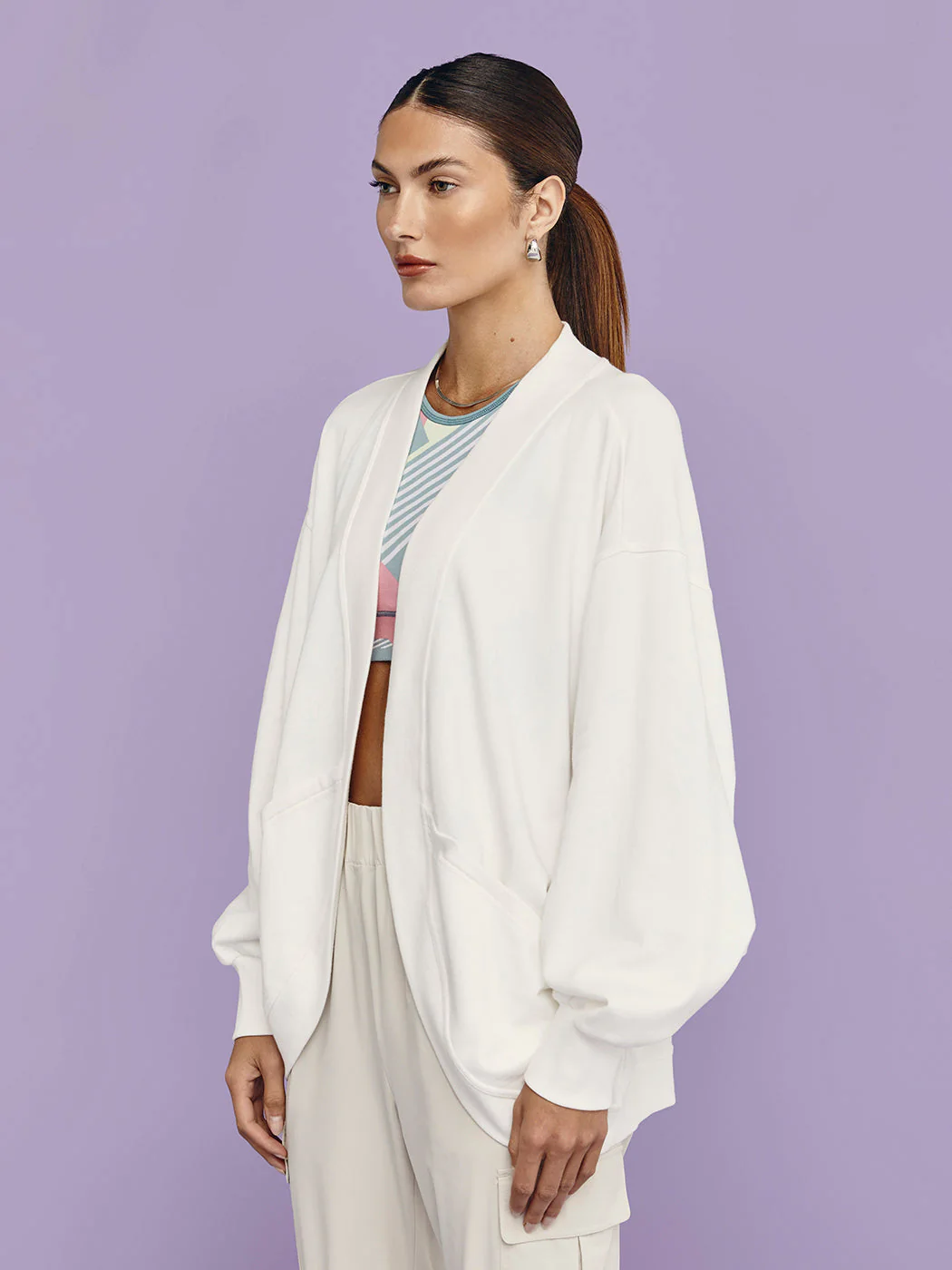 Cora Cardigan - Lily White - Image 5
