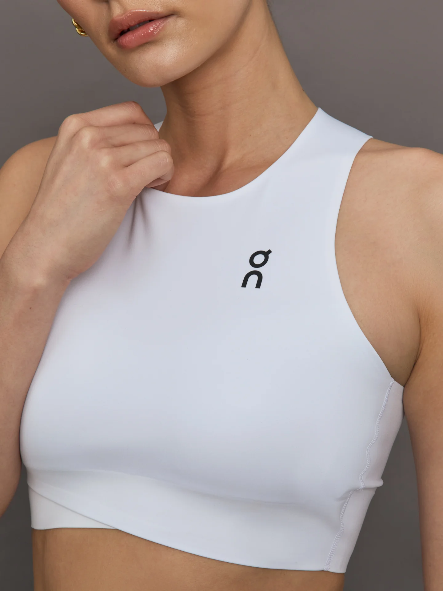 Court Crop Top - White - Image 6