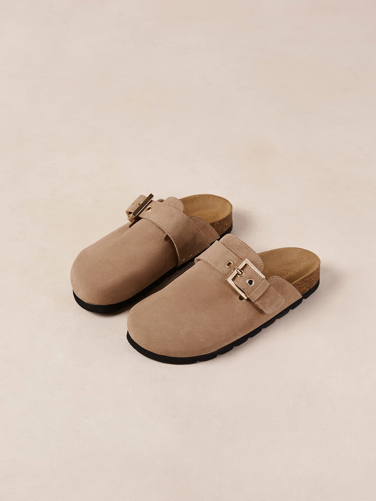COZY SUEDE MULE - TAUPE LEATHER - Image 9