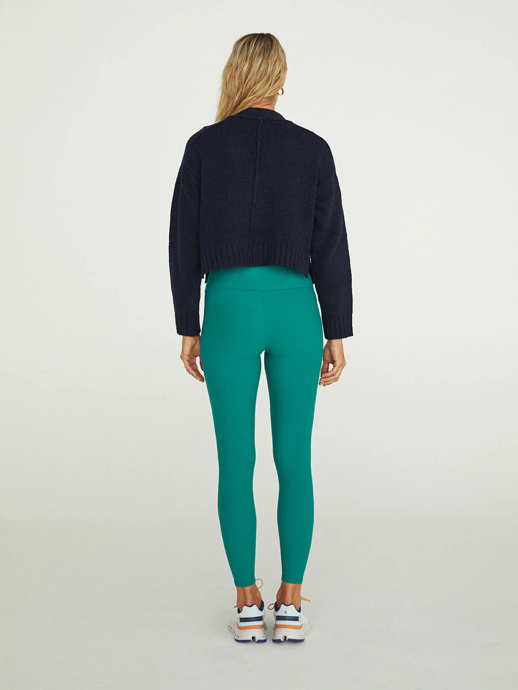 Cropped Cardigan - Hale Navy - Image 6