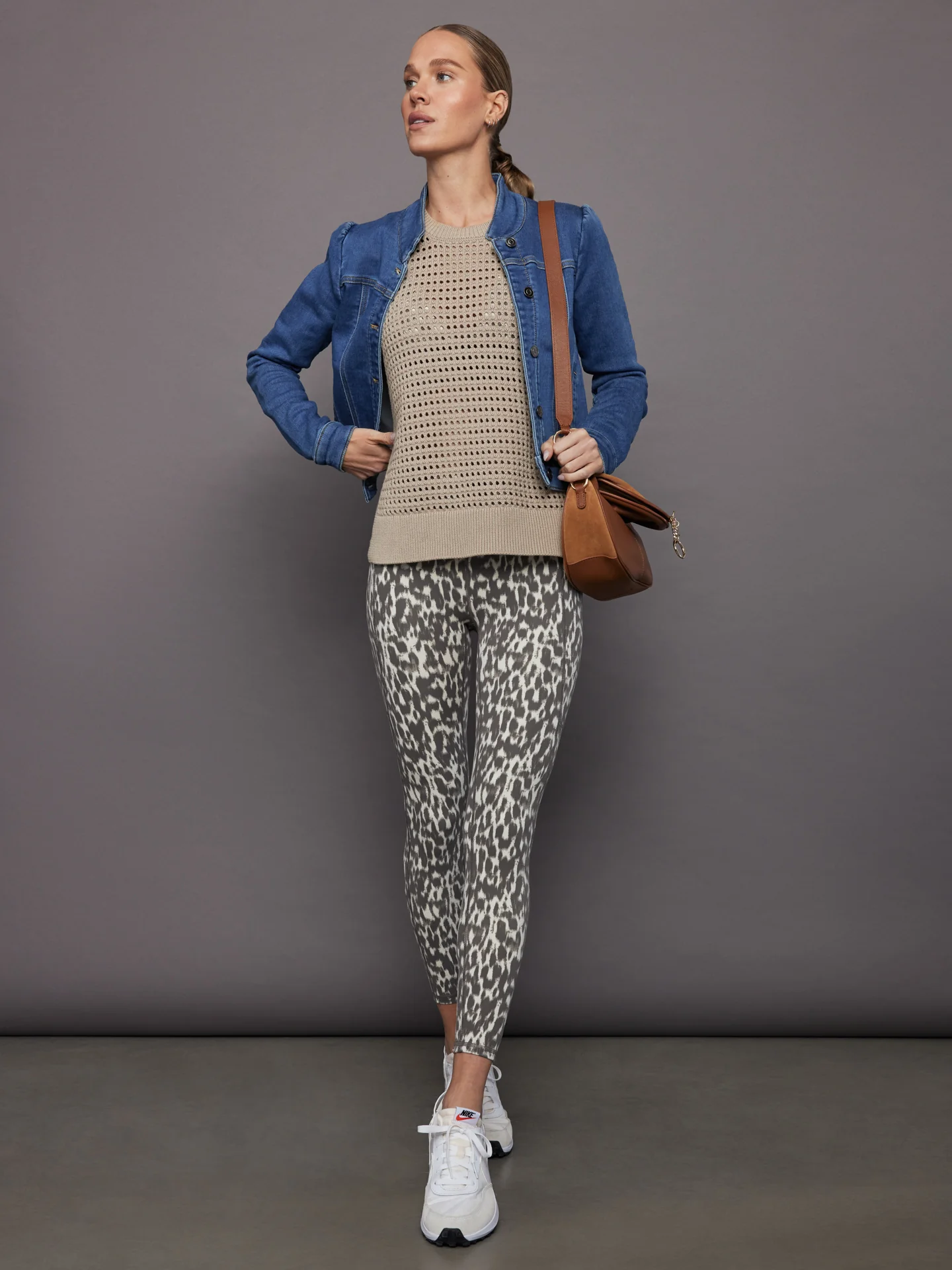 Darin Longline Knit Tank - Cashmere Stone - Image 2