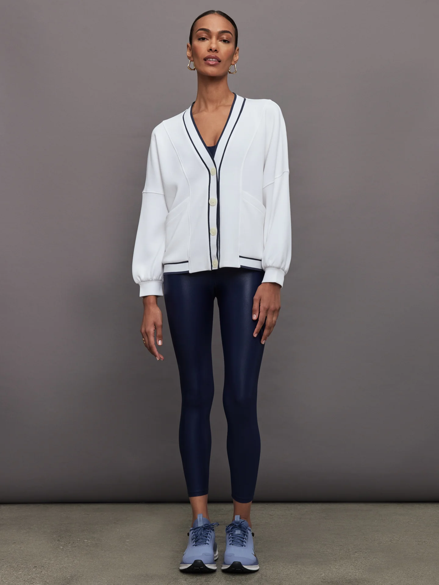 Decker Off-Court Cardi - White - Image 7