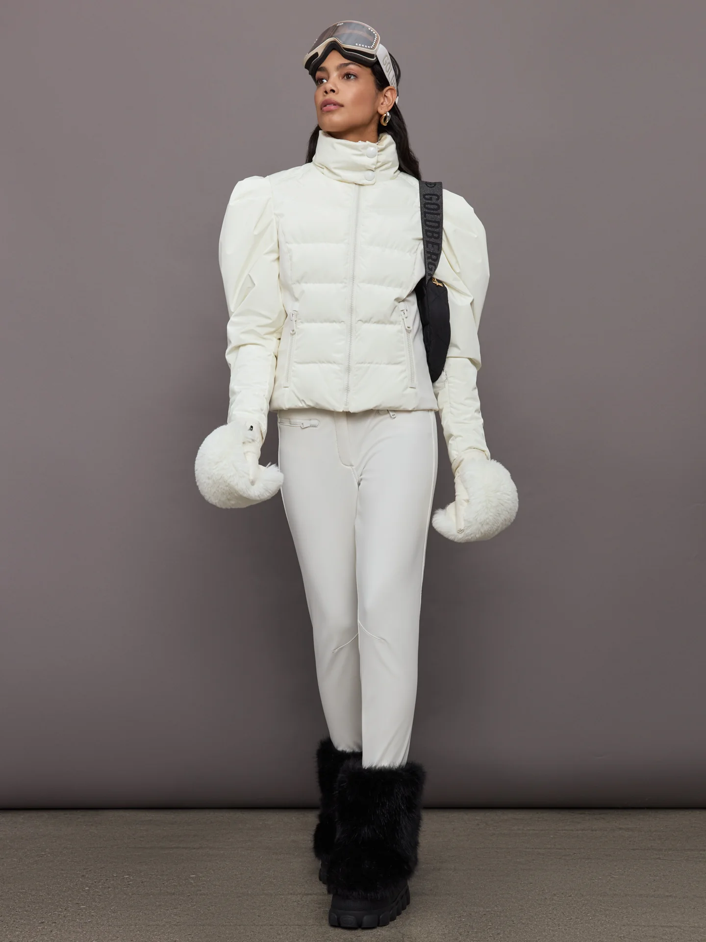 Delphine Ski Jacket - Cream - Image 3
