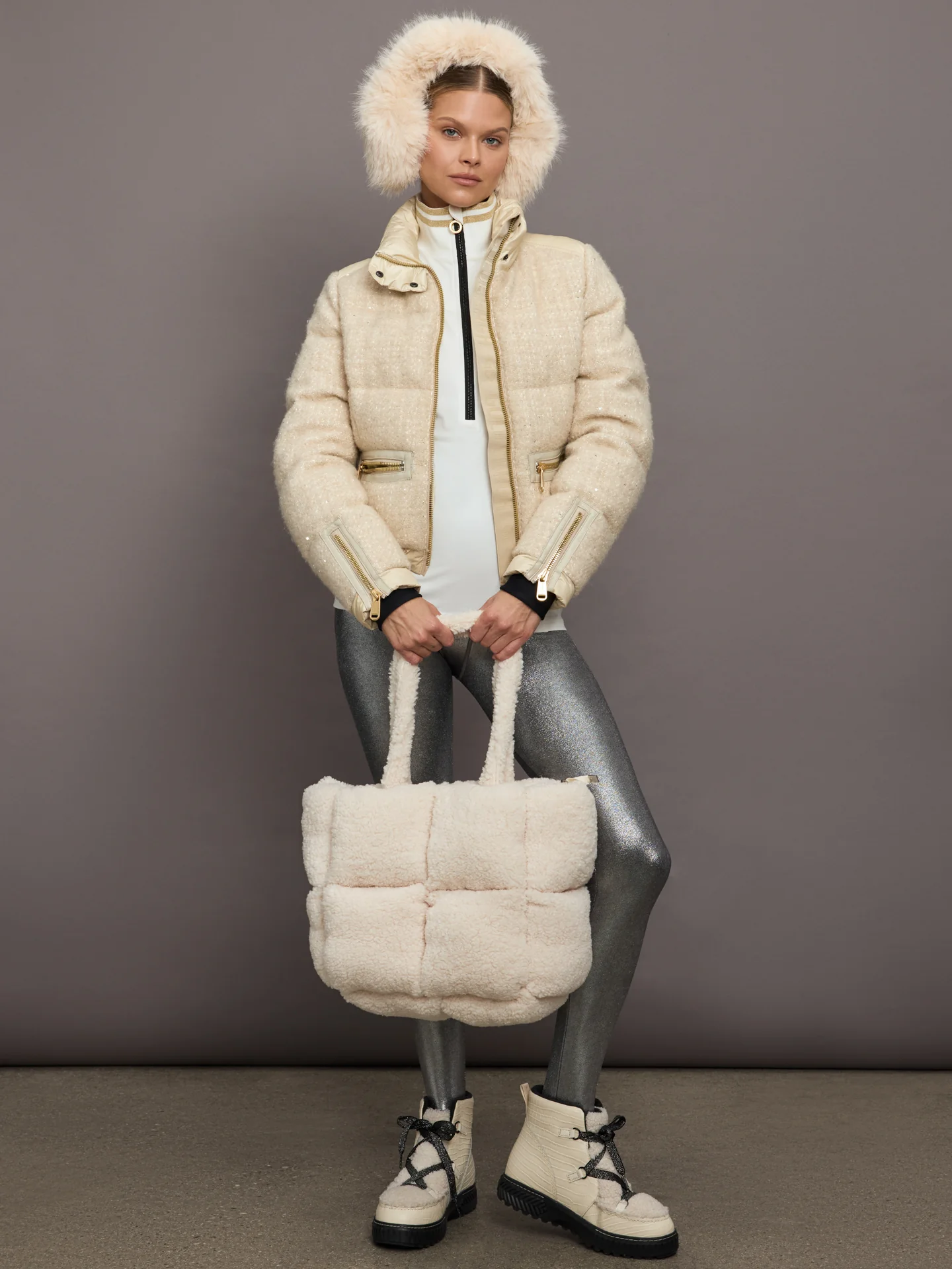 Diane Ski Pully - Cream - Image 5