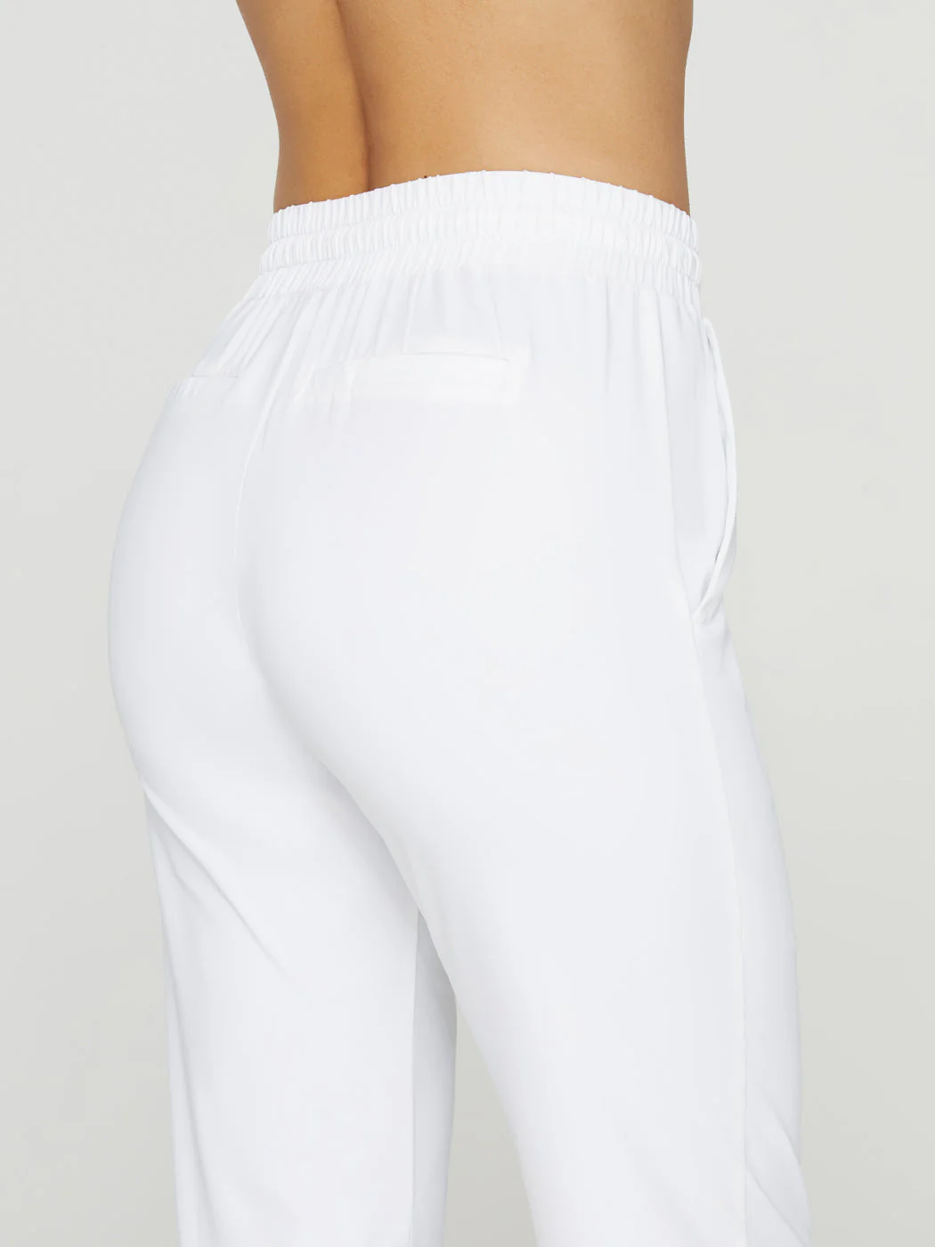 Drawstring Pants - White - Image 6