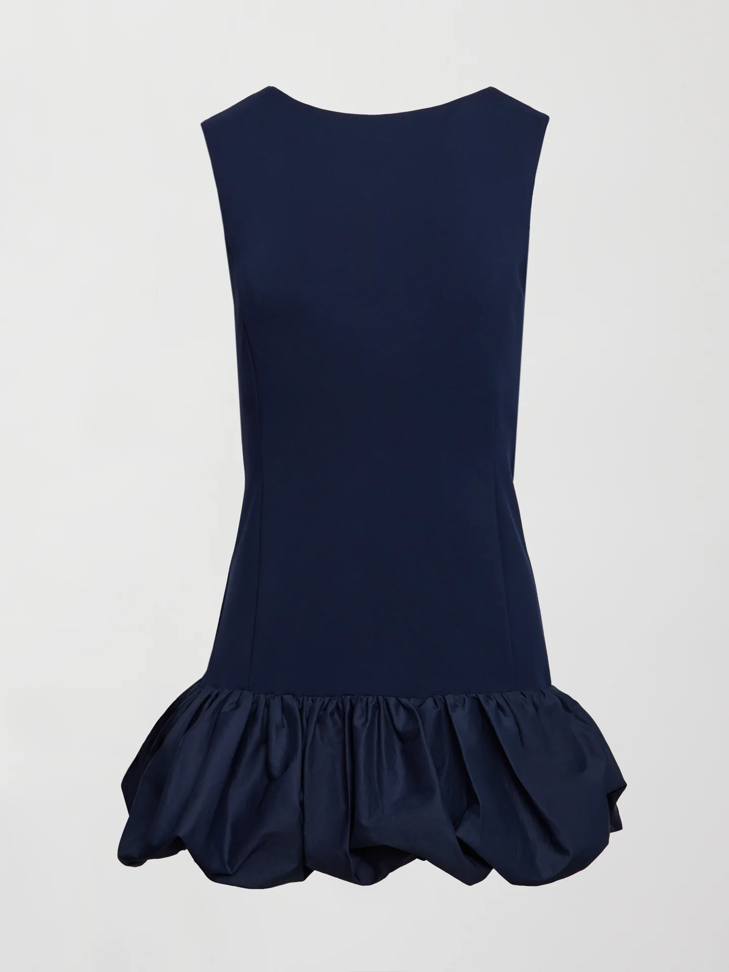 Drop Waist Bubble Dress - Navy - Image 5