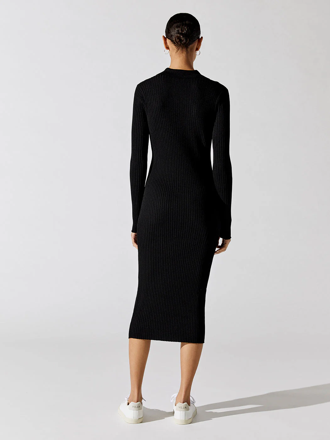 Ella Polo Dress - Noir - Image 4