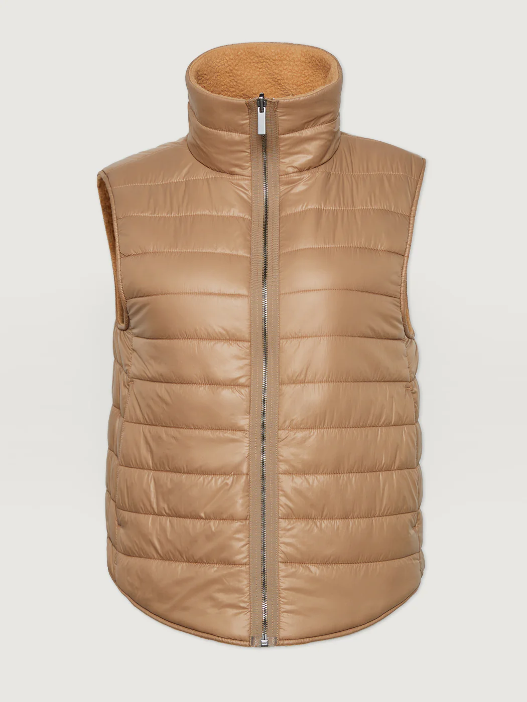 Ellis Reversible Quilt Gilet - Desert Sand - Image 4