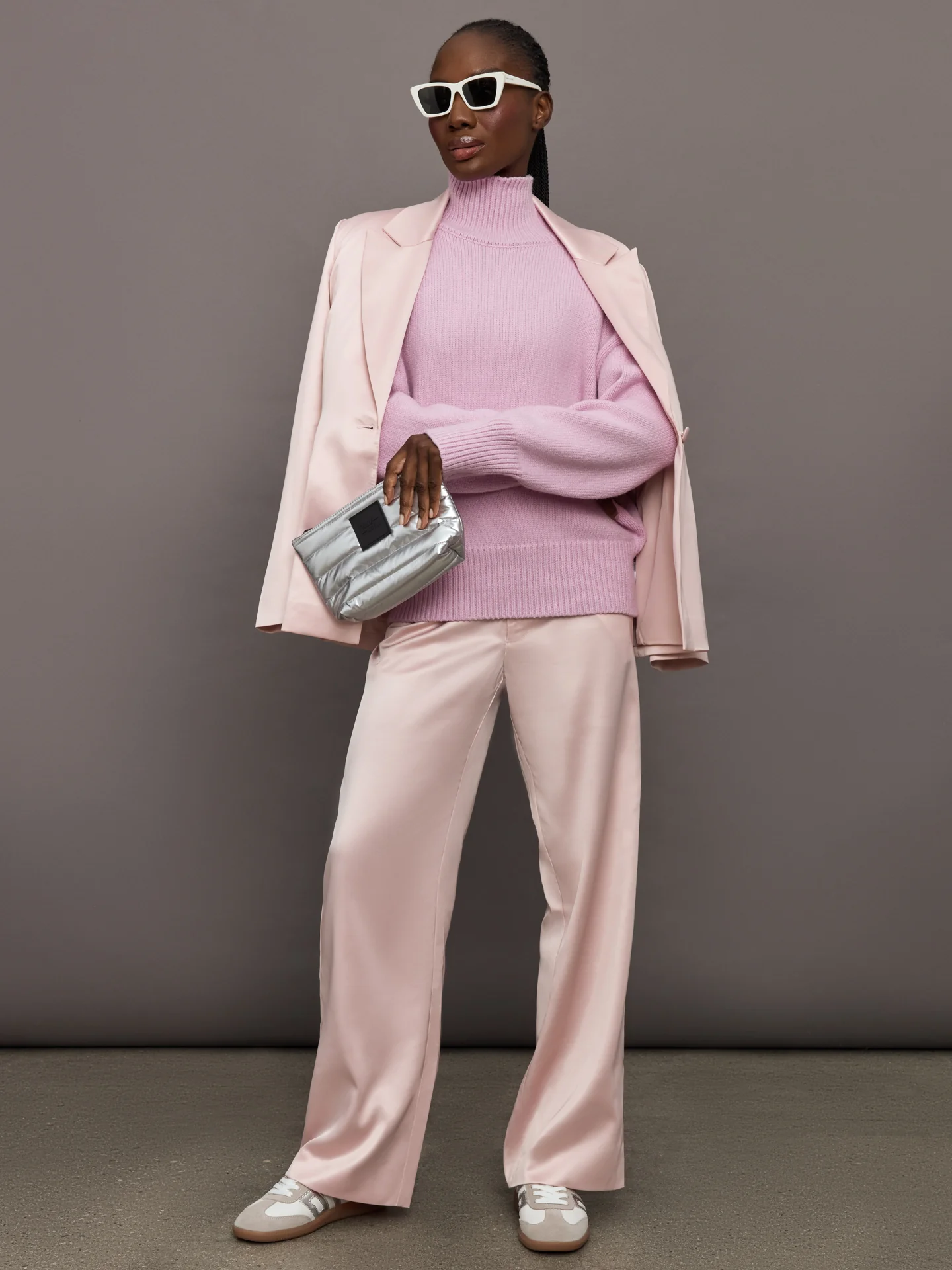 Elsa Turtleneck Sweater - Ballet Pink - Image 2