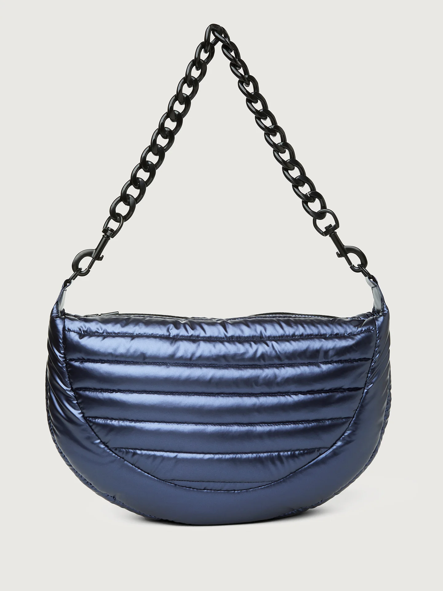 Elton Hobo Crossbody - Pearl Midnight/ Black/ Black Web/ Black Hardware - Image 2