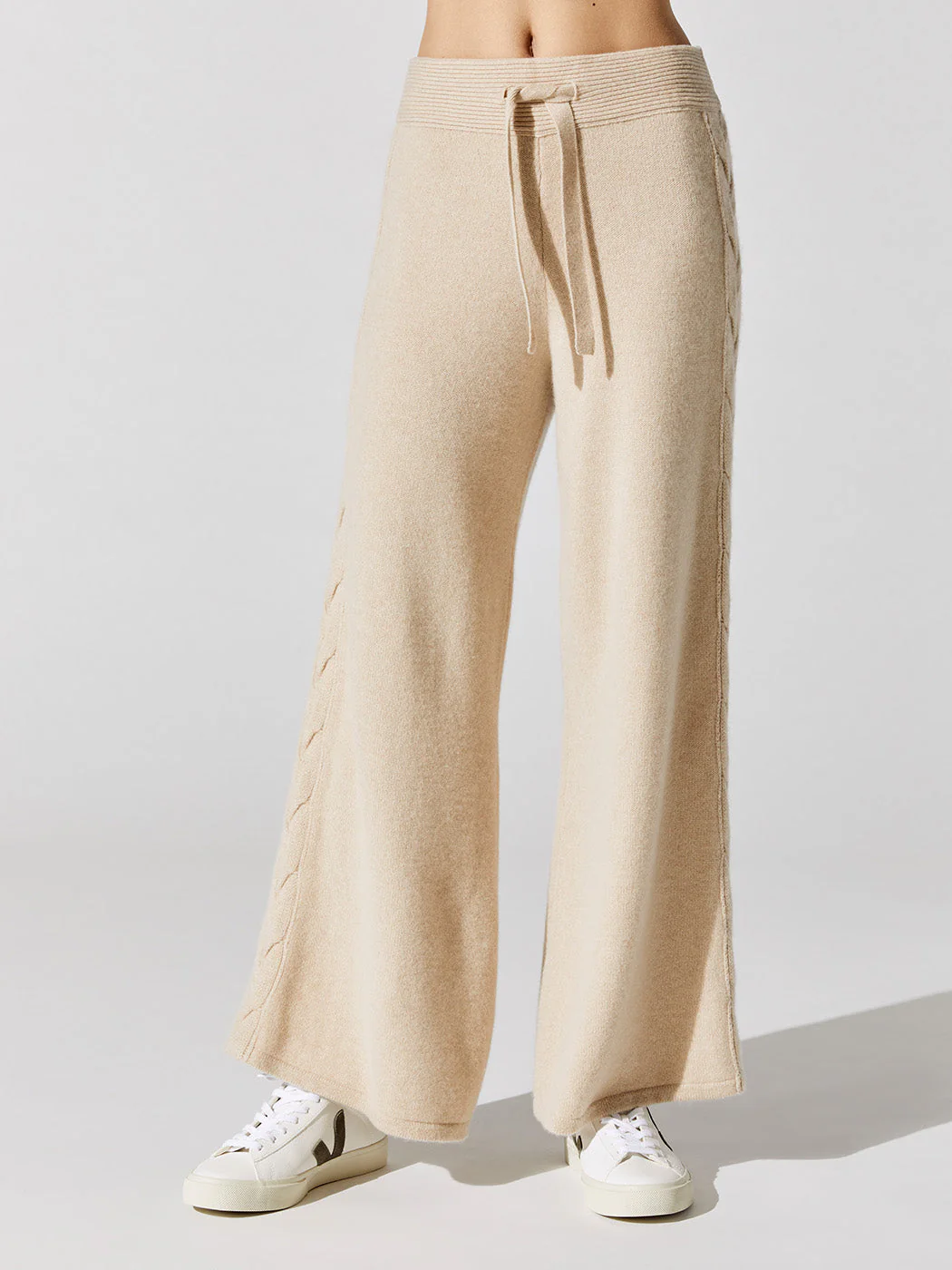 Erica Cashmere Pants - Biscuit - Image 3