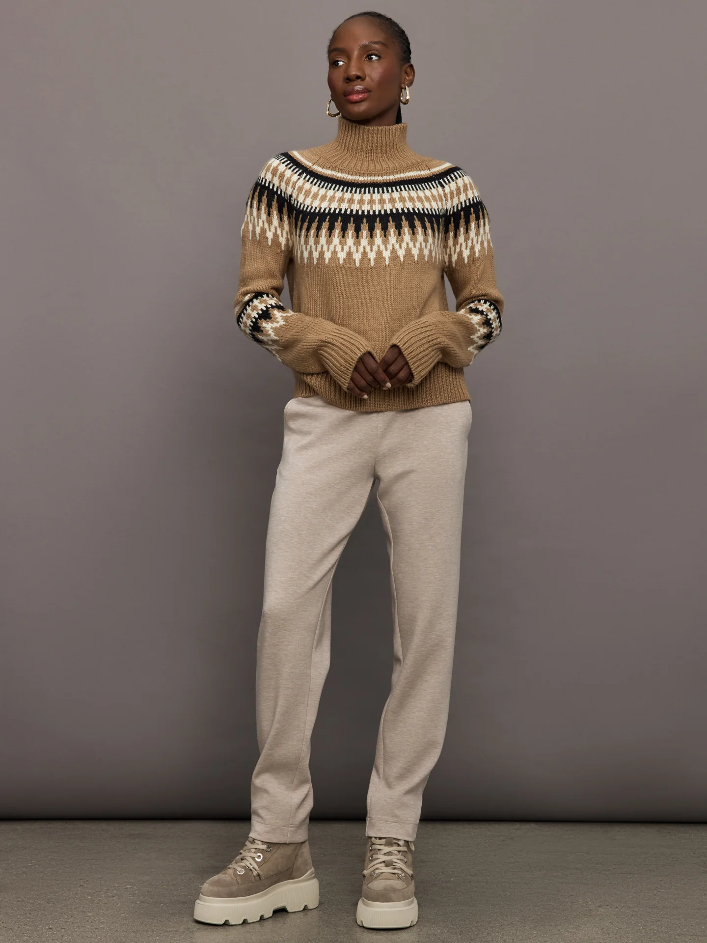 Everest Sweater - Tan - Image 2