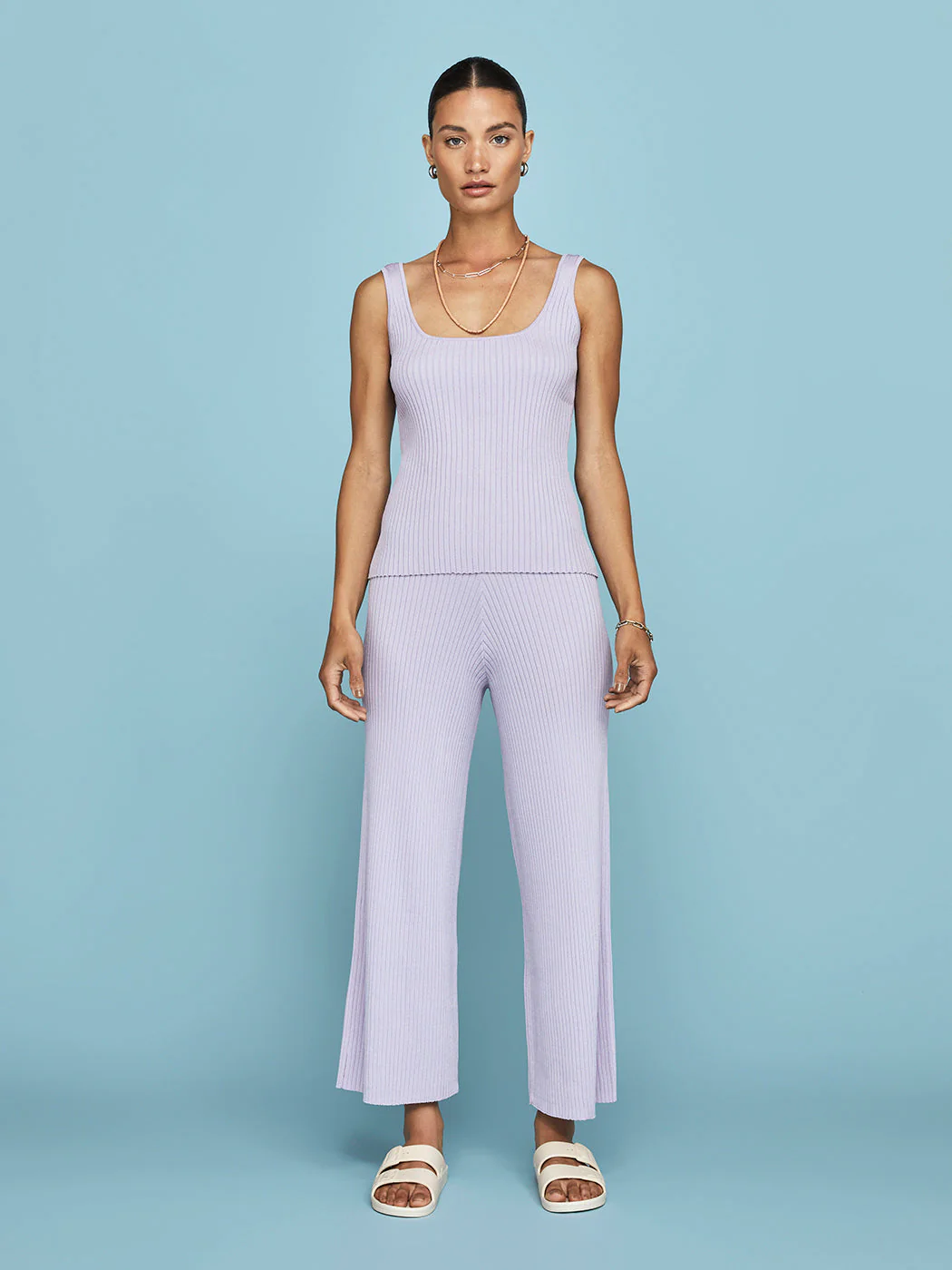 Flare Pant - Lavender - Image 7