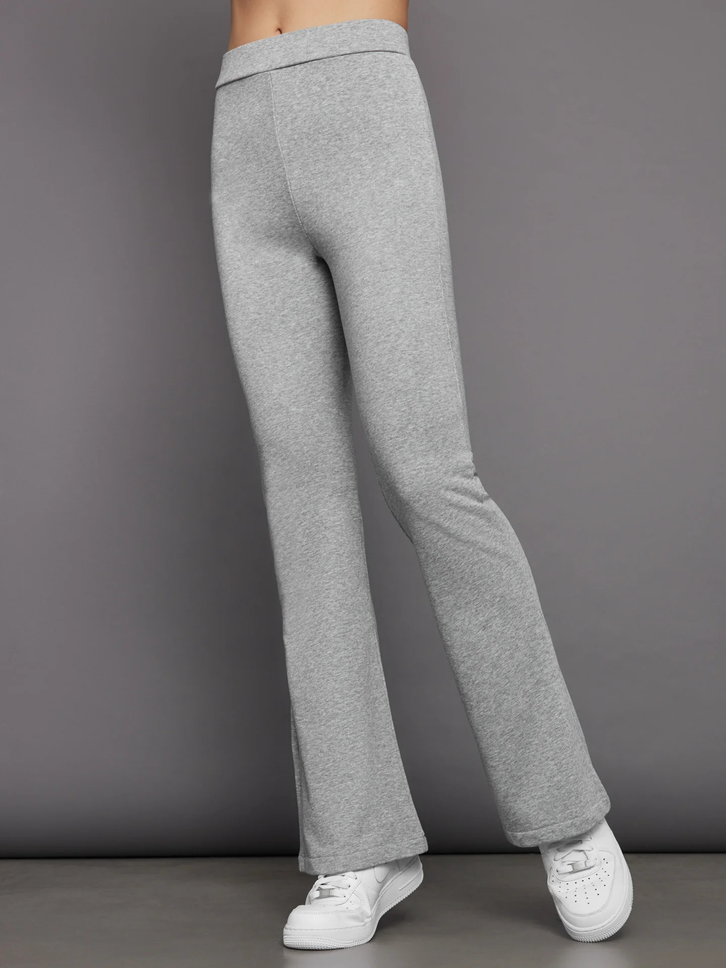 Flare Sweatpant - Heather Grey - Image 2