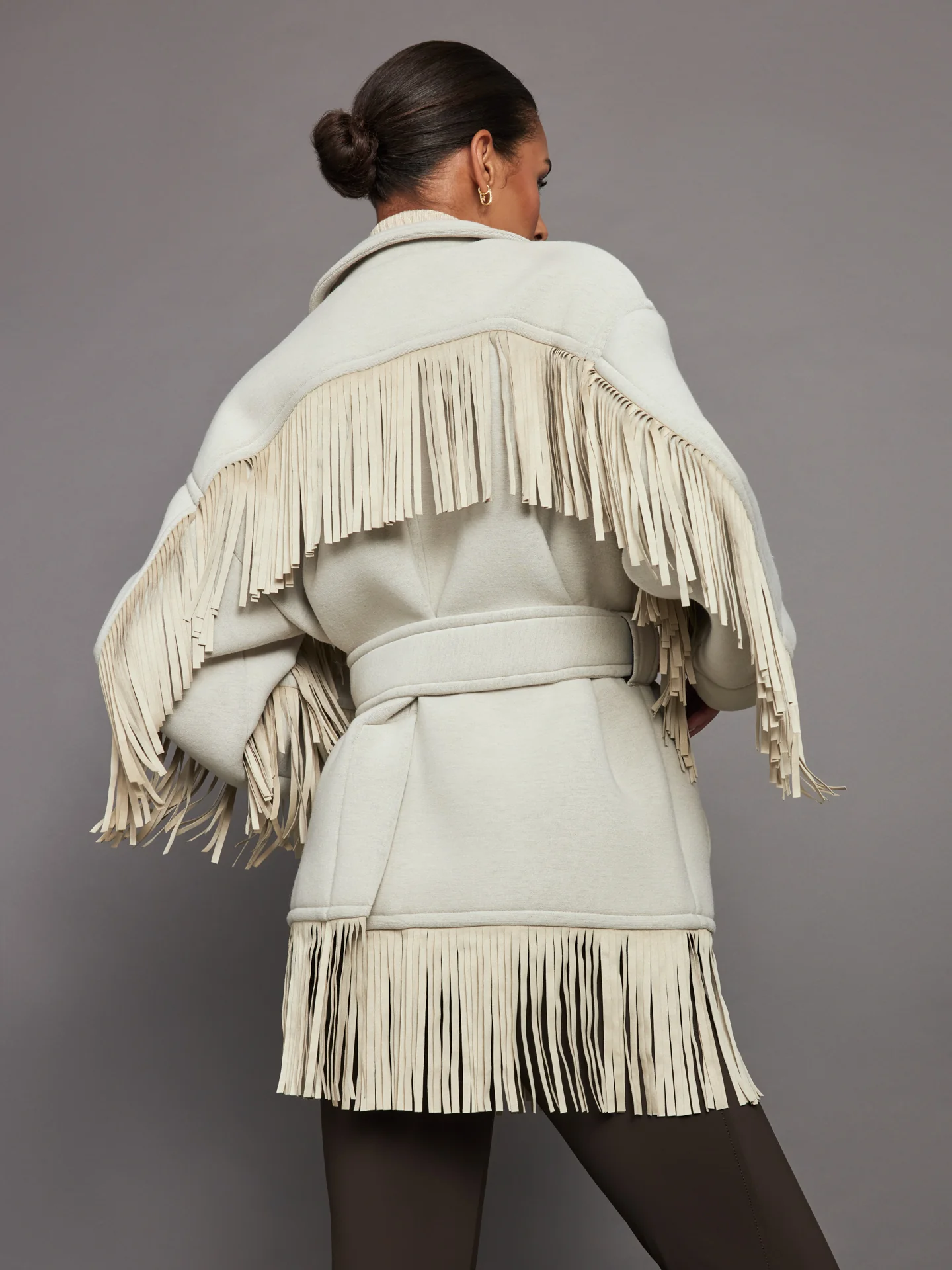 Fringe Jacket - Champagne - Image 3