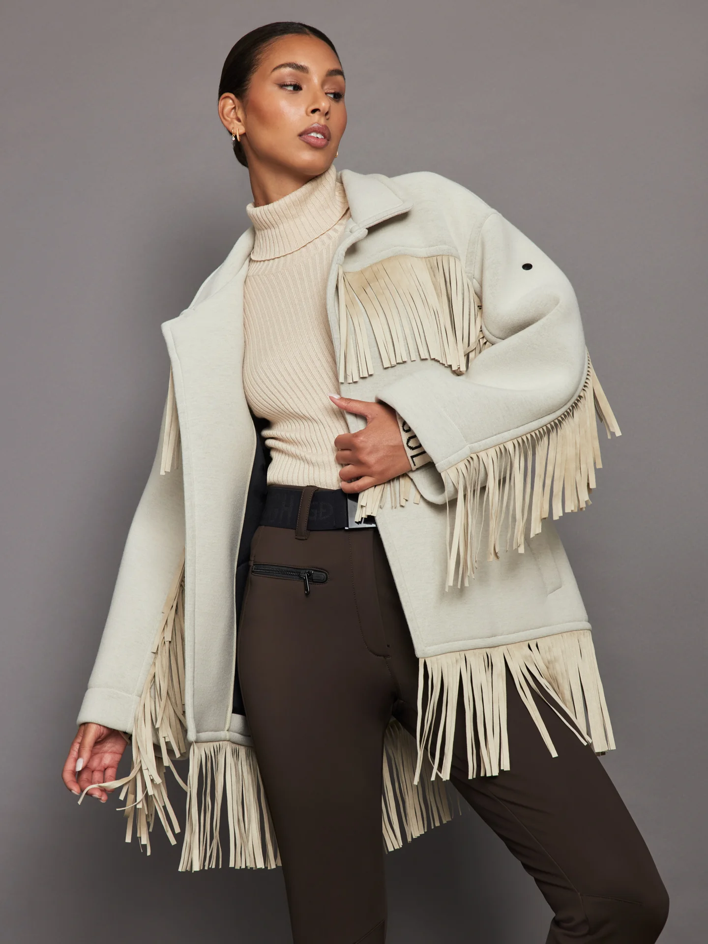 Fringe Jacket - Champagne - Image 5