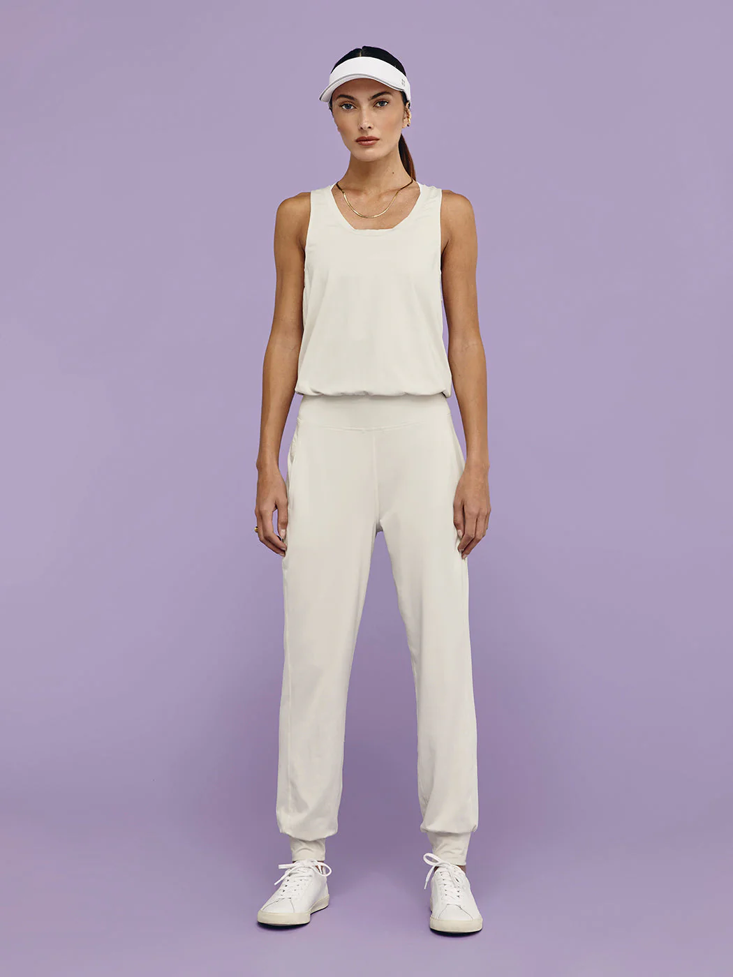 Gary Jumpsuit - Pebble Beige Marl - Image 2