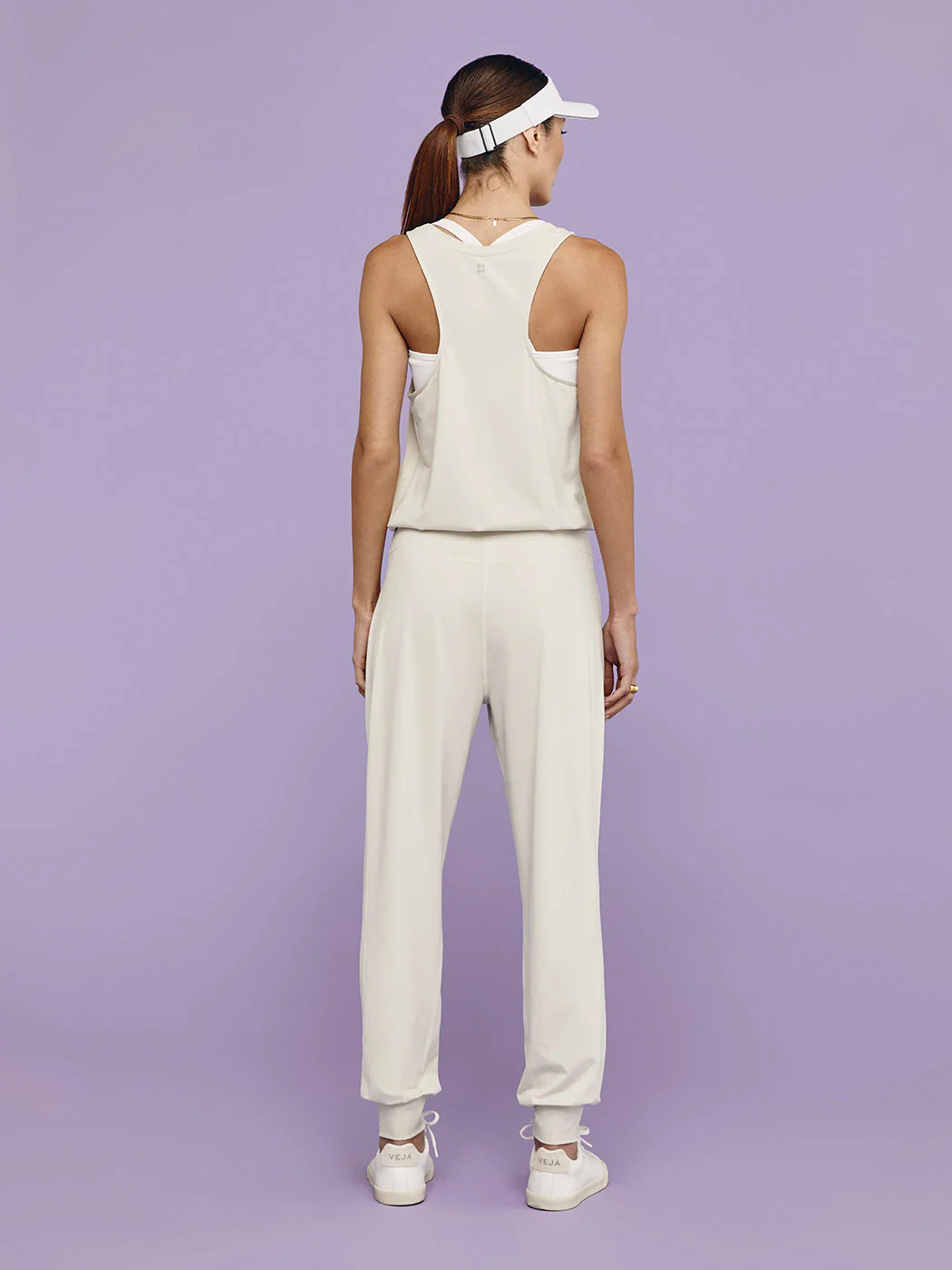Gary Jumpsuit - Pebble Beige Marl - Image 3