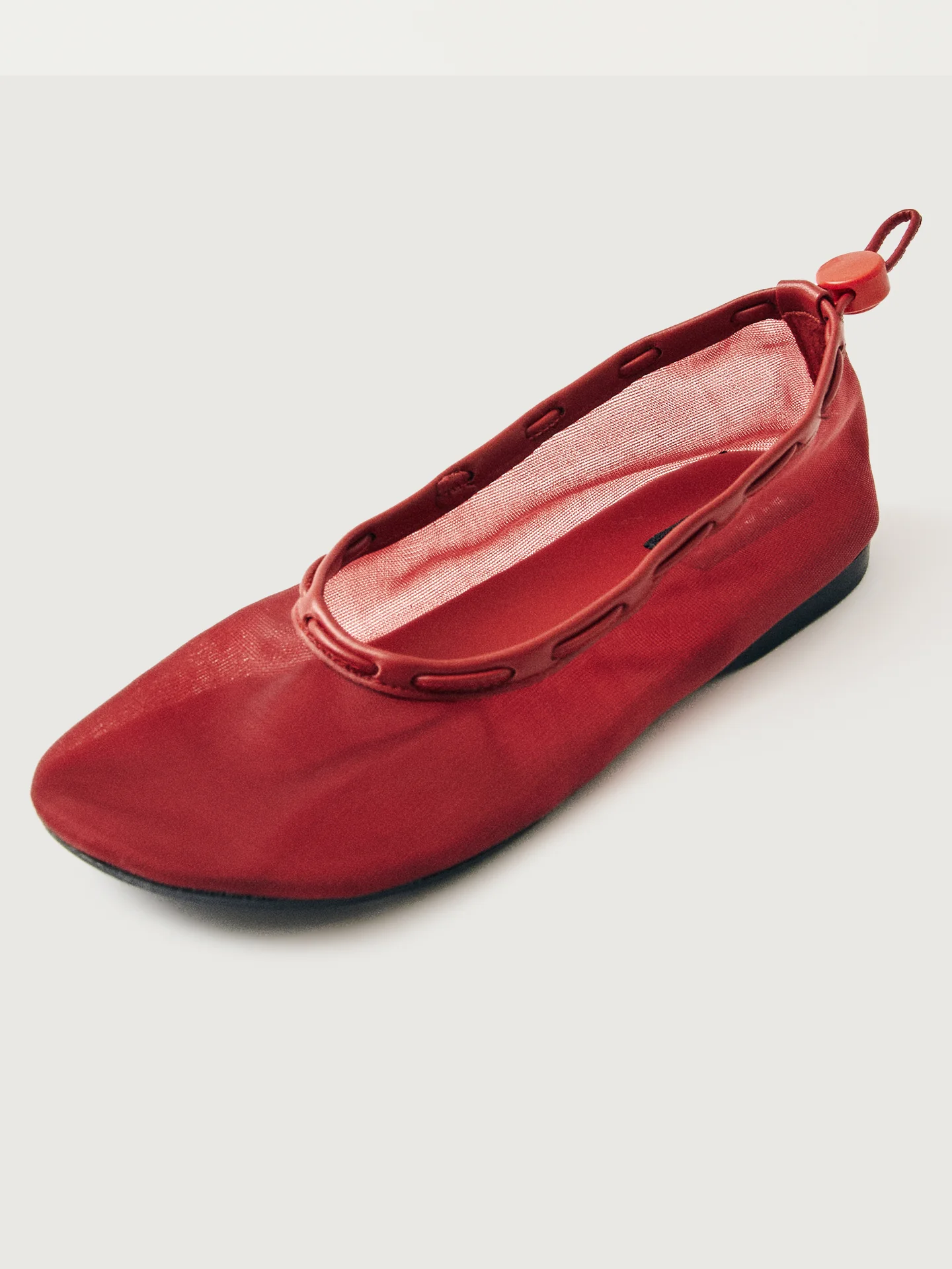 Gill Mesh Ballet - Red Mesh Leather - Image 3