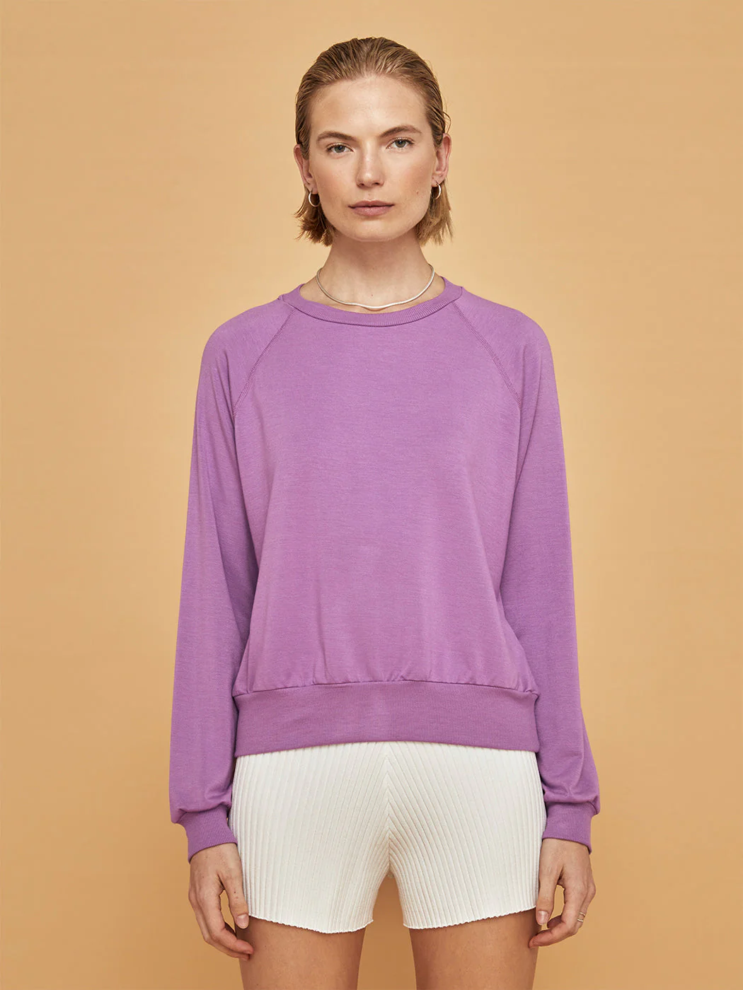 Good Company Crew Pullover - Bright Iris - Image 2