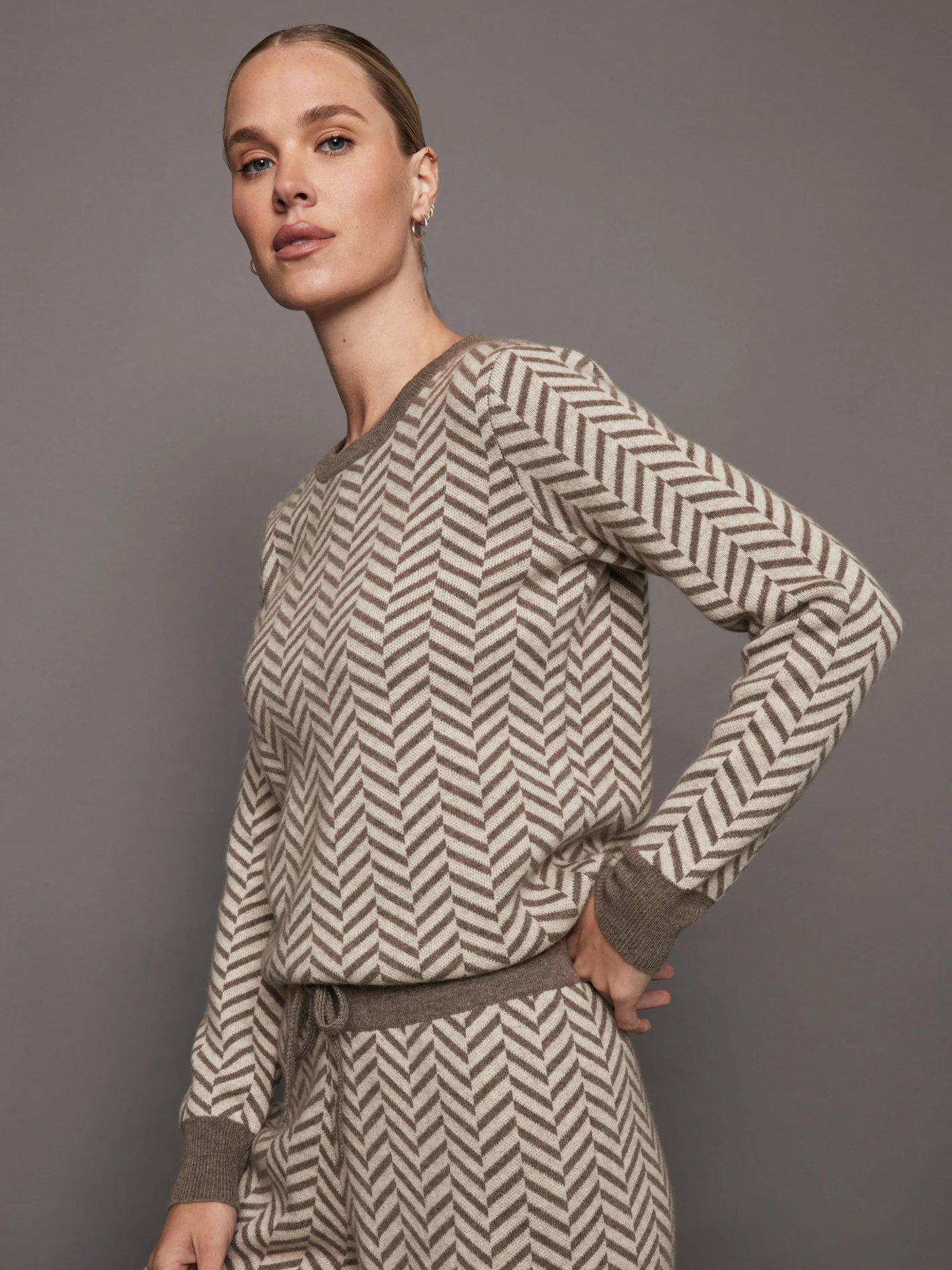 Grayling Top - Brown/Wheat