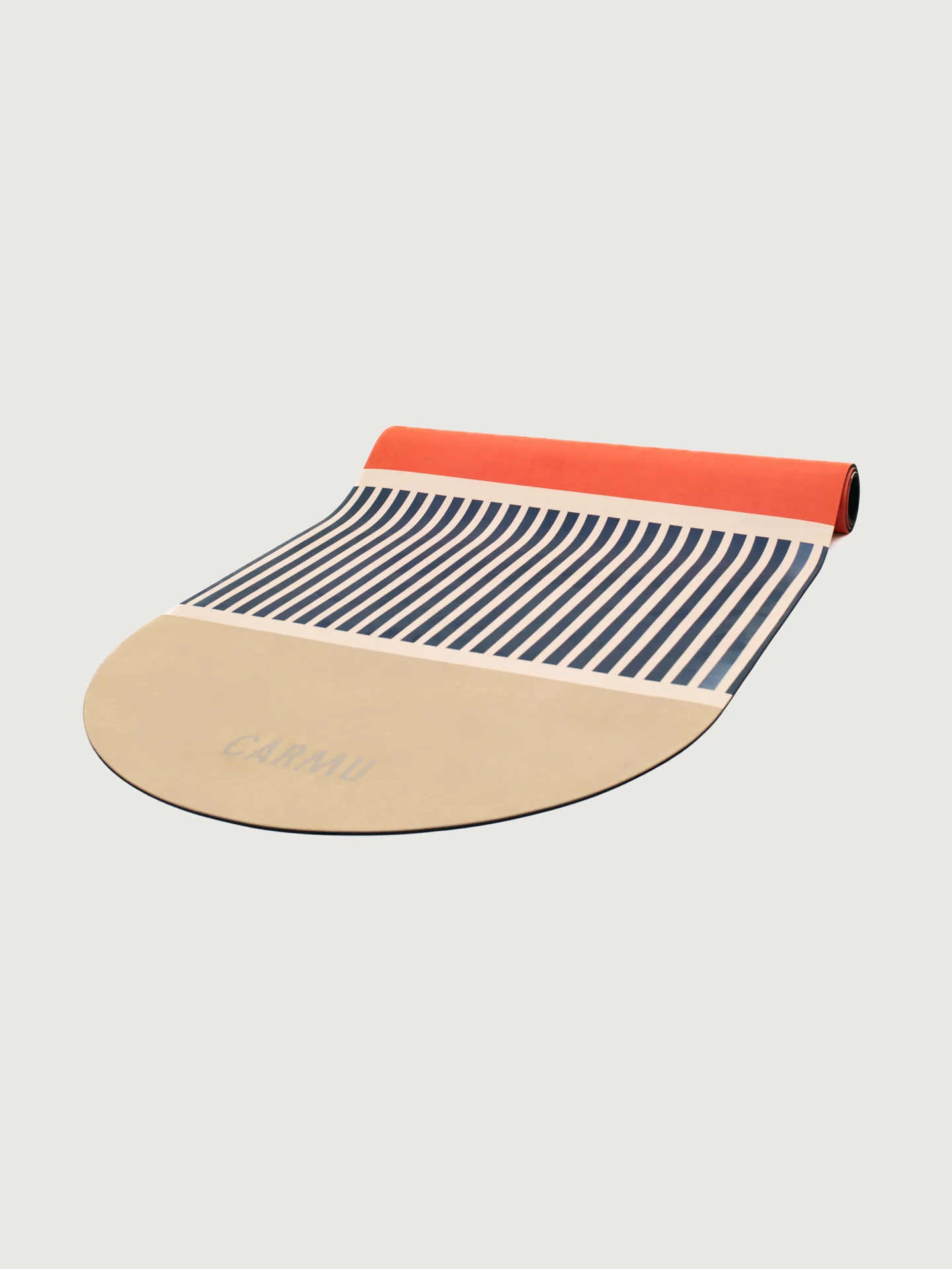 Groove Yoga Mat - Orange/Geo Print - Image 2