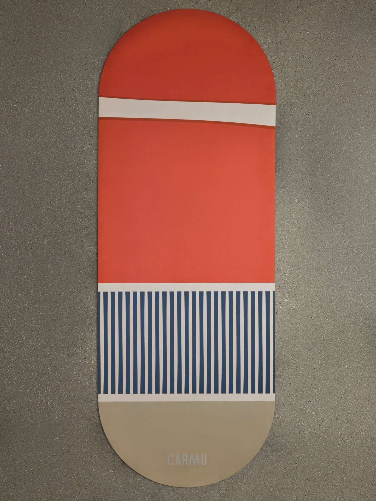 Groove Yoga Mat - Orange/Geo Print - Image 6