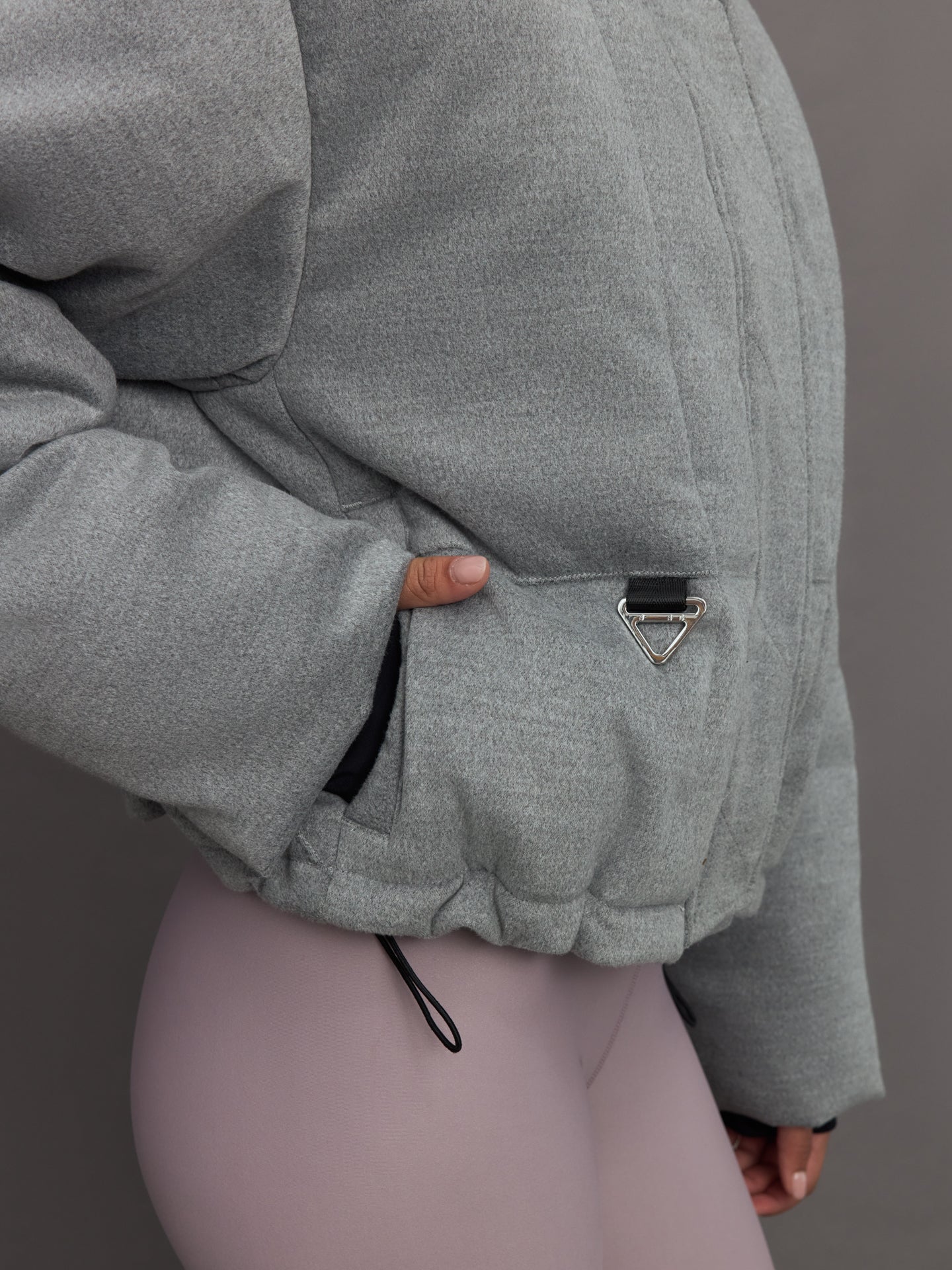 Hallie Mae Puffer - Grey Marl - Image 7