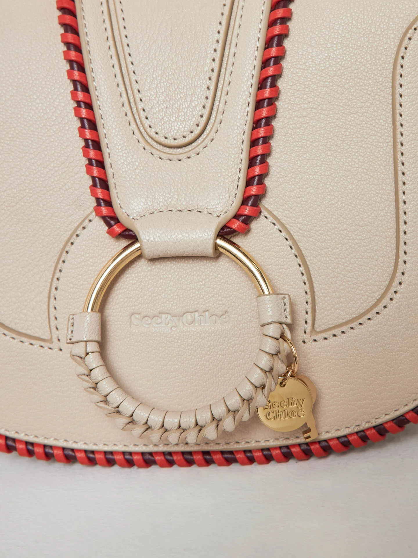 Hana Shoulder Bag - Cement Beige - Image 3