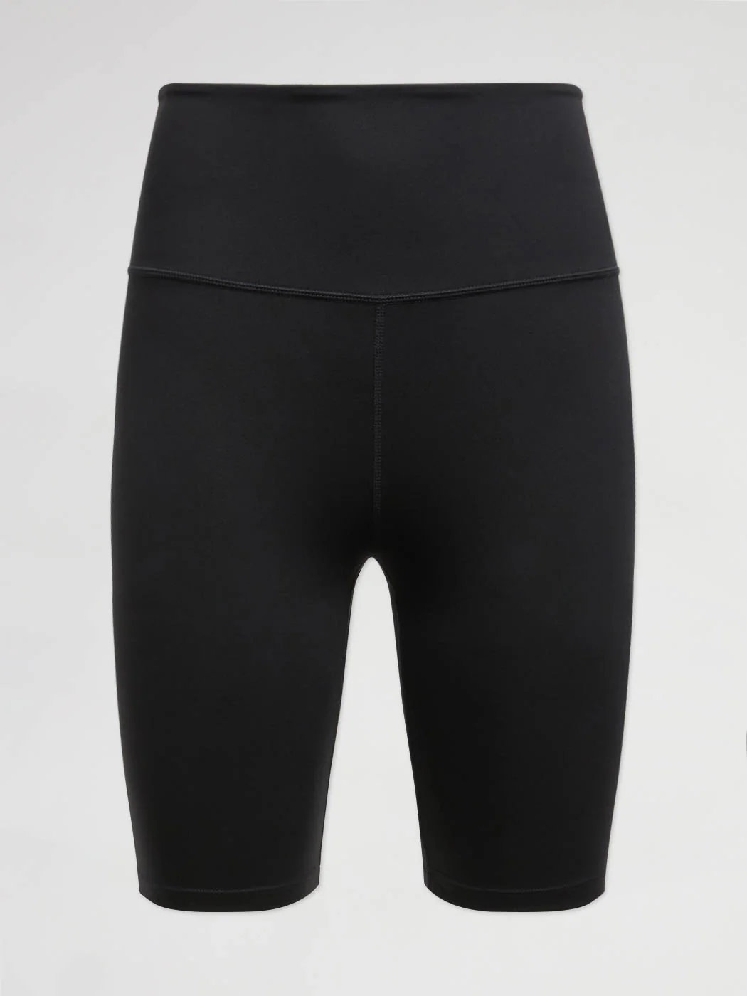 High Rise Biker Short In Diamond Compression - Black - Image 5