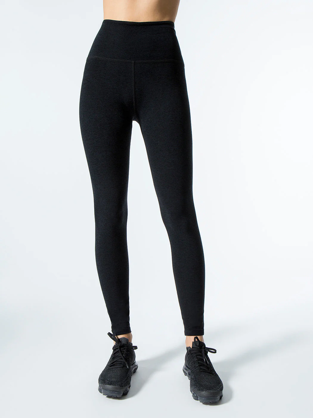 High Waisted Midi Legging - Darkest Night - Image 3