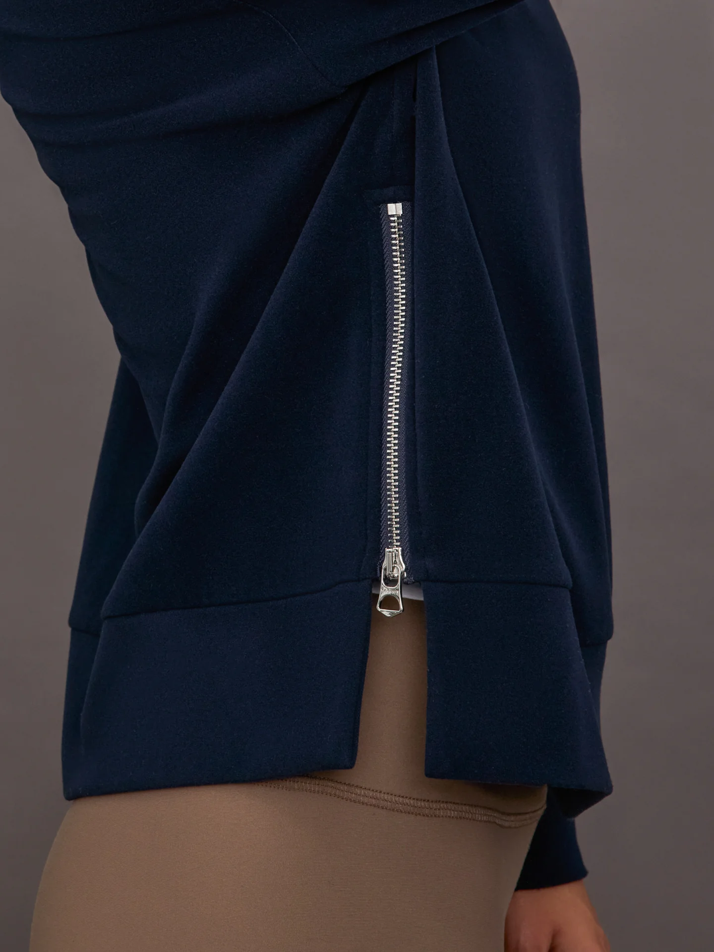 Horton Side Zip Midlayer - Dark Sapphire - Image 4