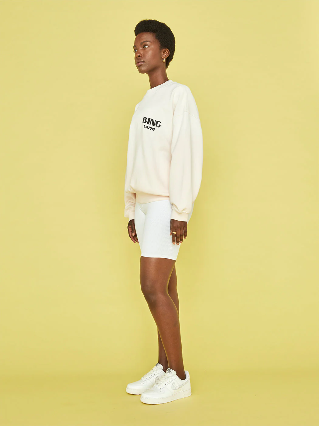 Jaci Sweatshirt Bing LA - Washed Pink - Image 6