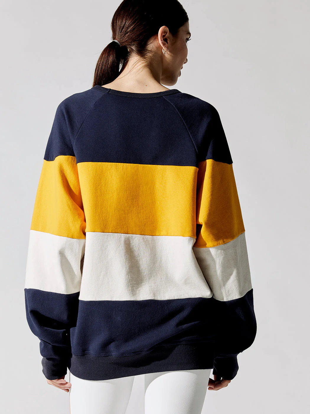 Jill French Terry Sweatshirt - Indigo Marigold - Image 3