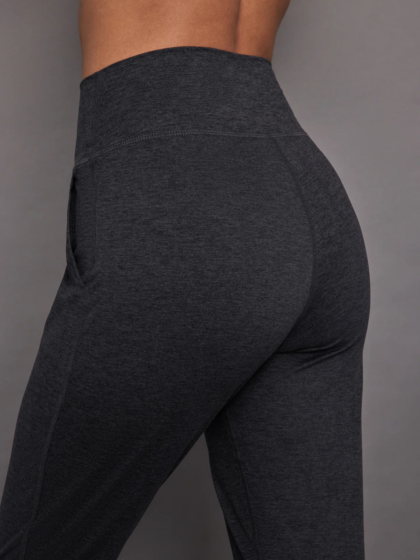 Jogger in Heather Melt - Charcoal Heather - Image 5