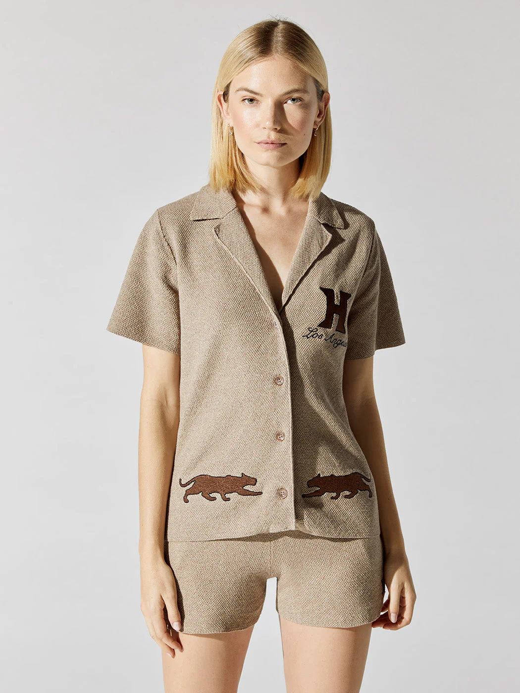 Jungle Camp Short Sleeve Button-Up - Hickory - Image 3
