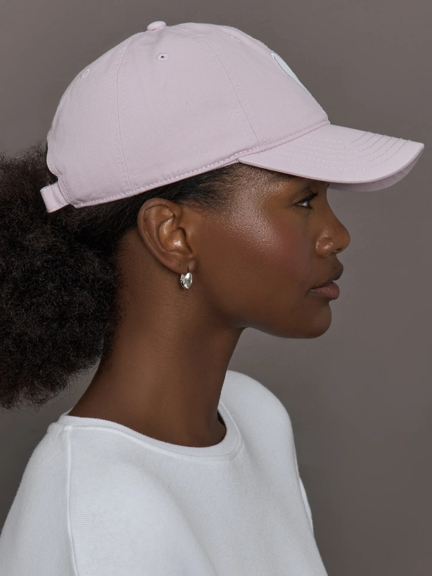 KR Imperfect Heart Hat - Lavender / White - Image 2