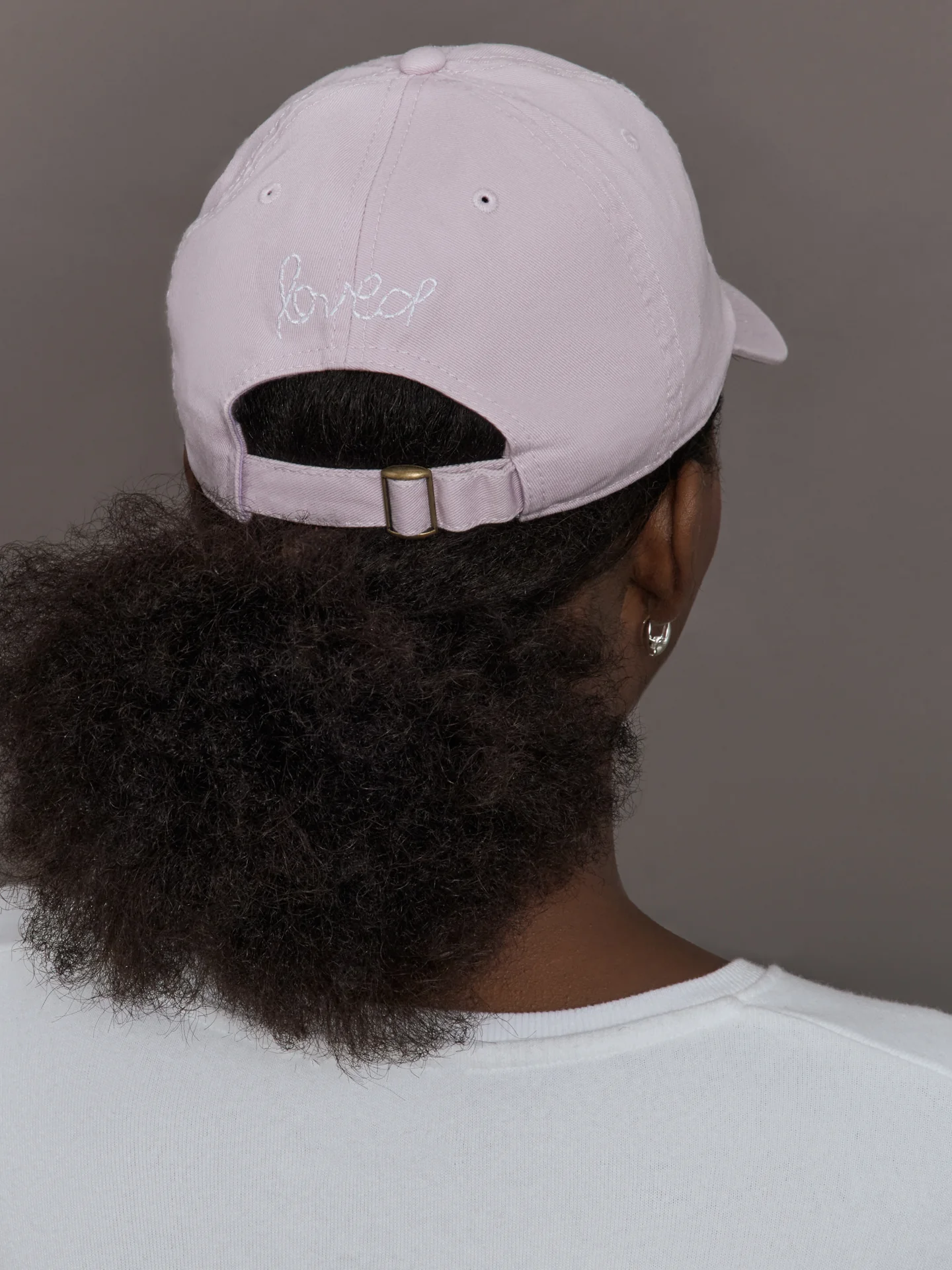 KR Imperfect Heart Hat - Lavender / White - Image 3