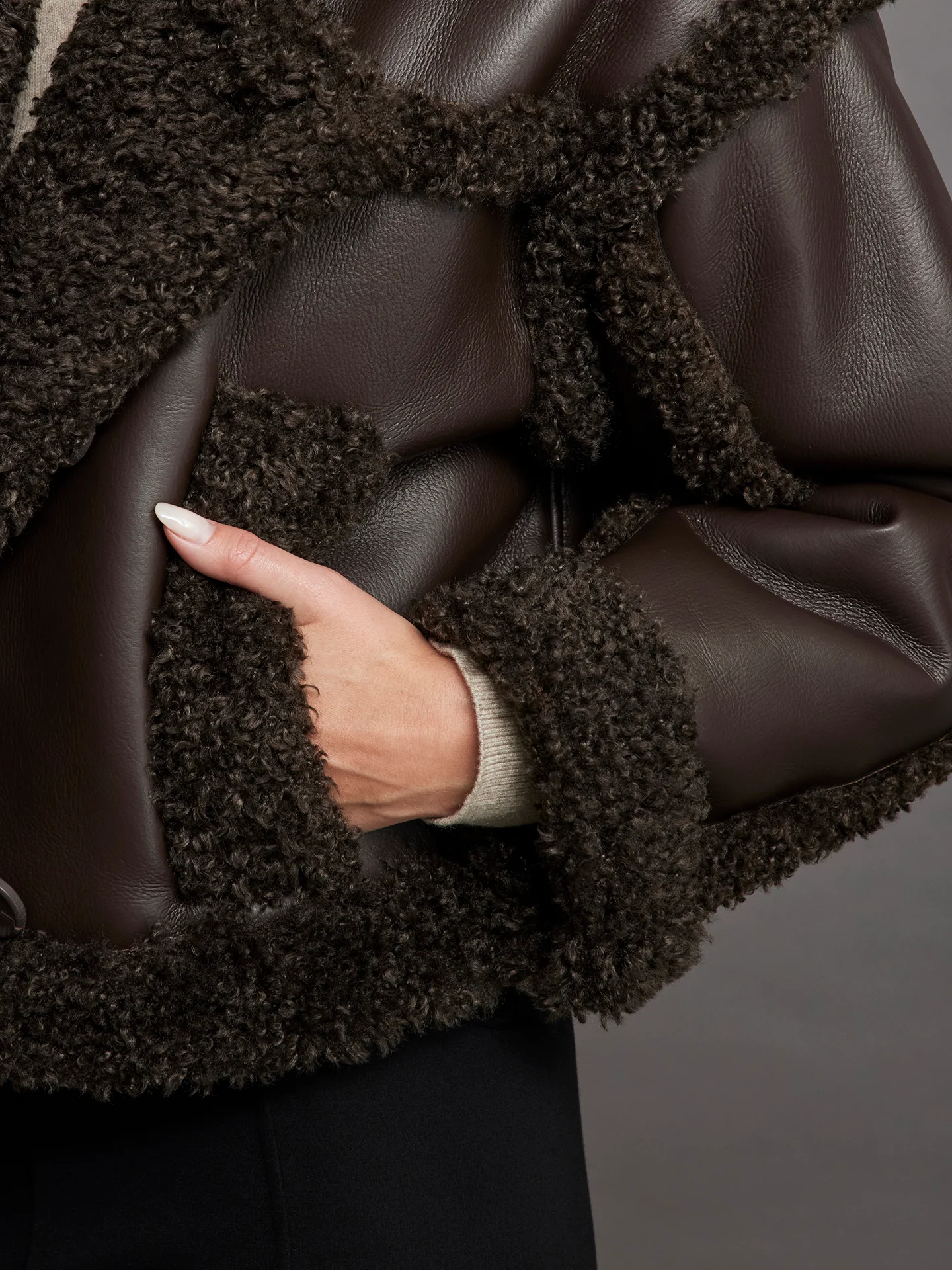 Kristy Jacket - Dark Brown/Dark Brown - Image 6