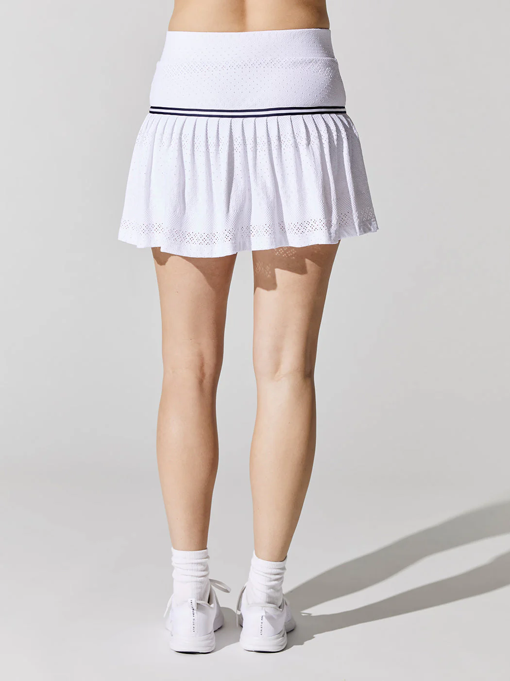 Lace Skort - White With Navy Reflective Trim - Image 4