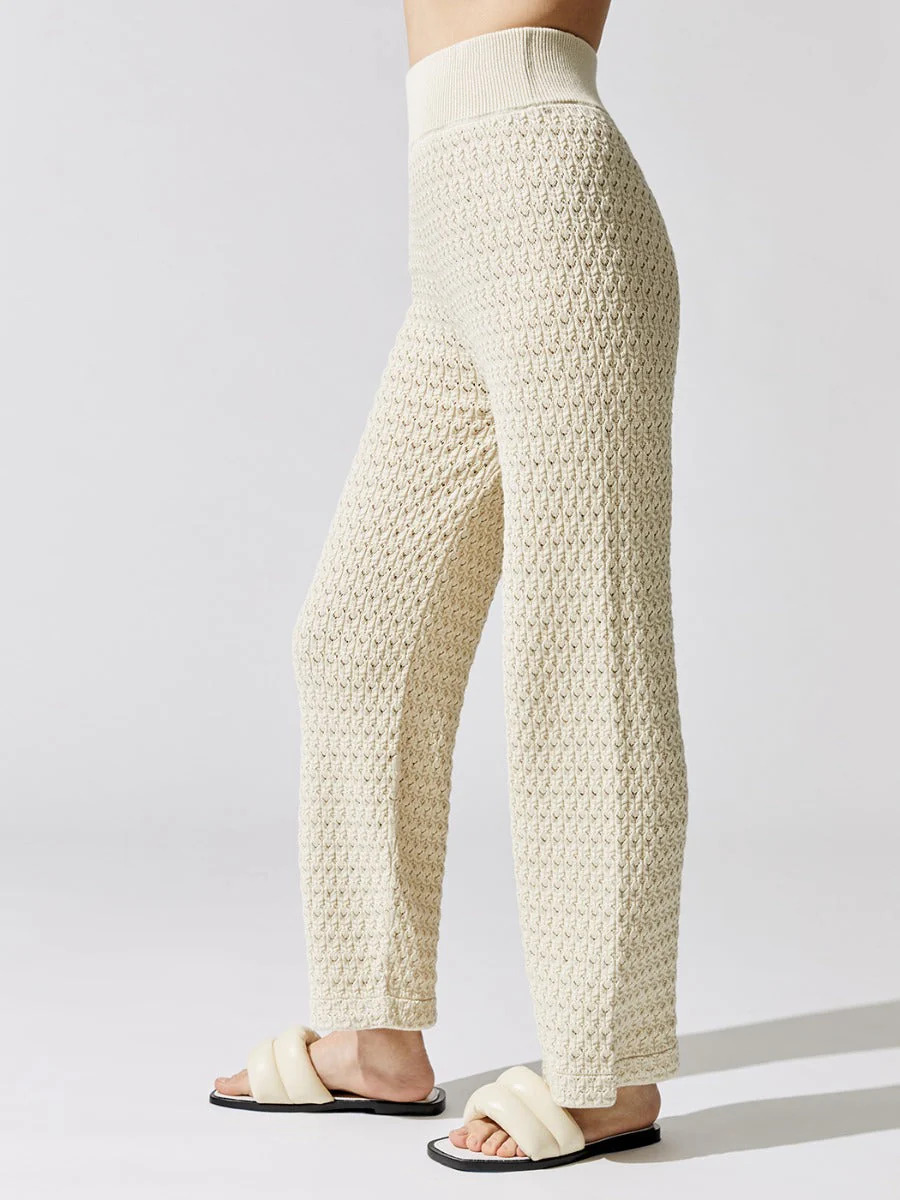 Lace Trousers - Ivory - Image 4