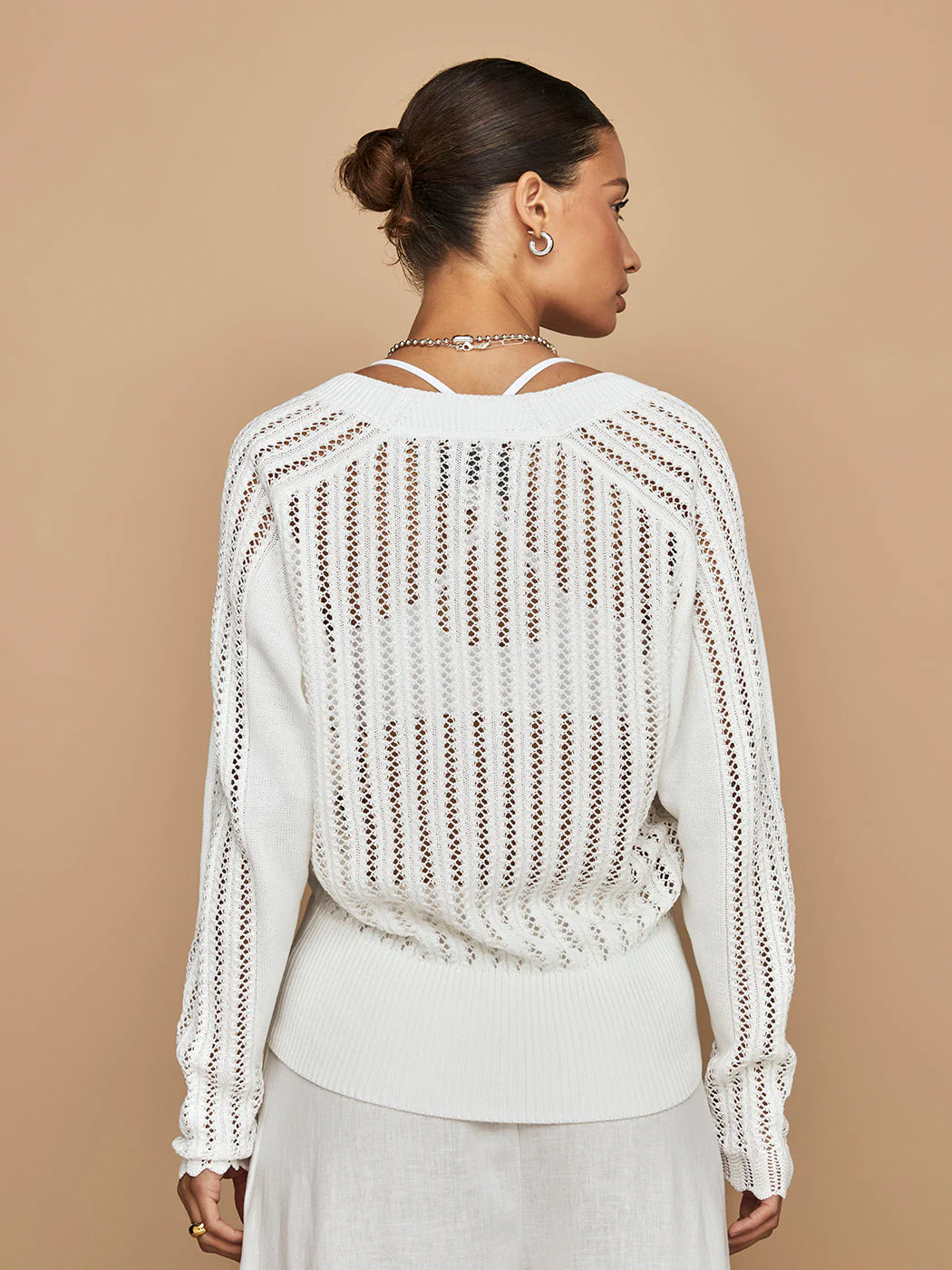 Laila Lace Vee - Ivory - Image 3