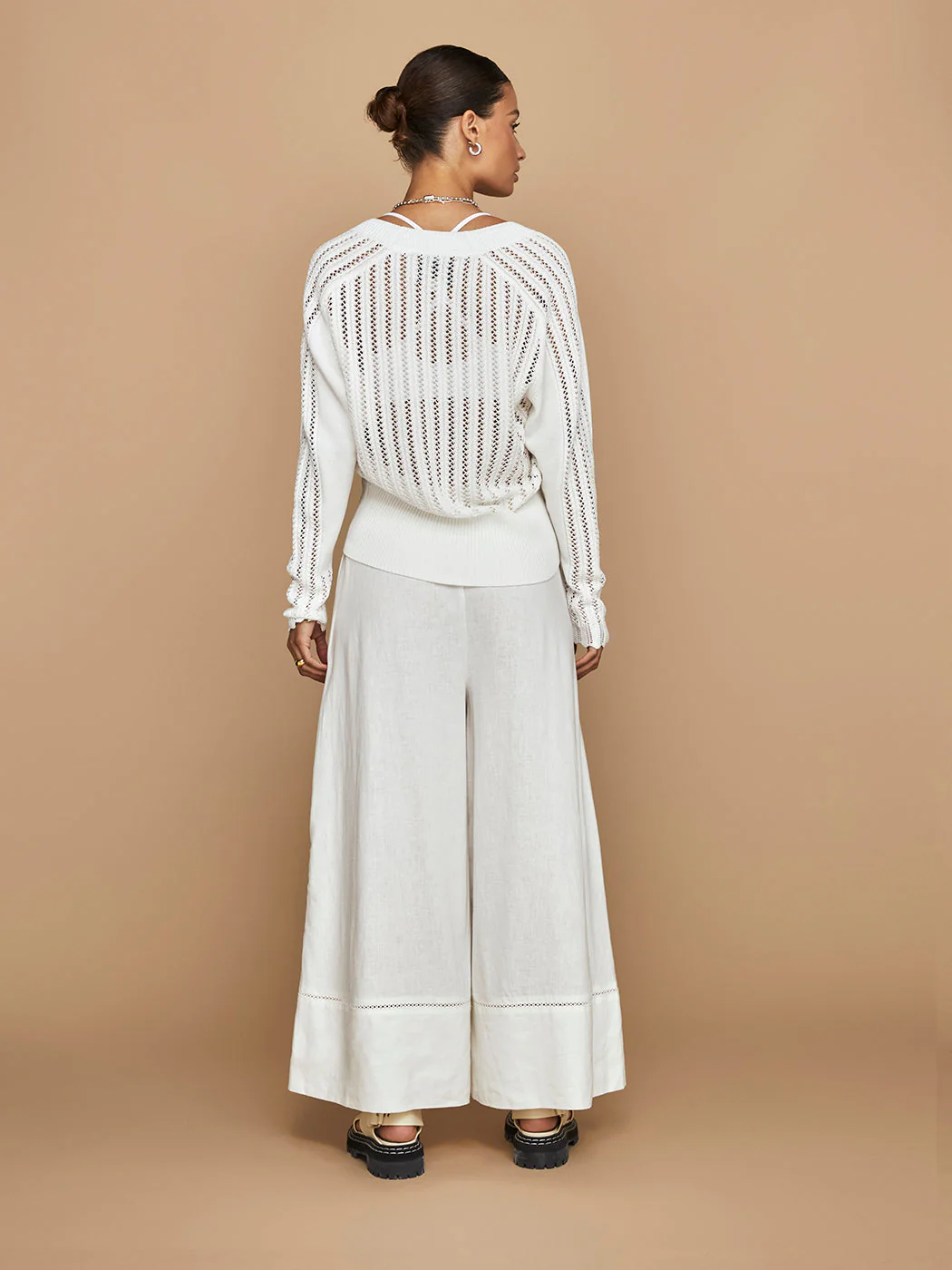 Laila Lace Vee - Ivory - Image 6