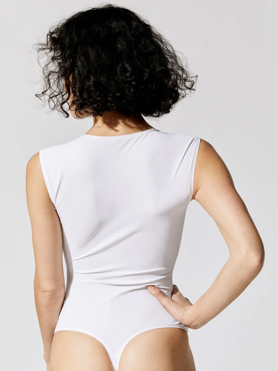 Lenox Sleeveless Bodysuit - White - Image 4