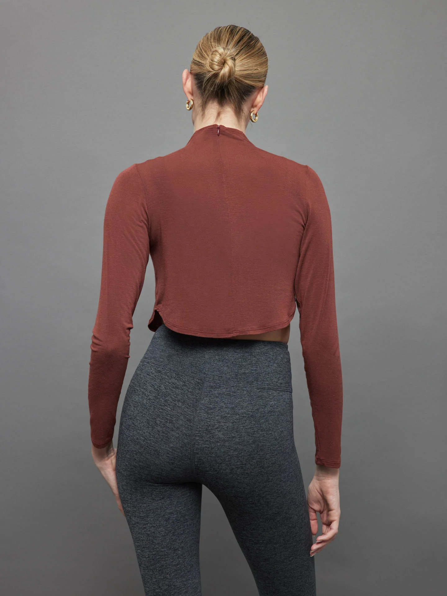 Lexi Cashmere Crop - Clay - Image 2