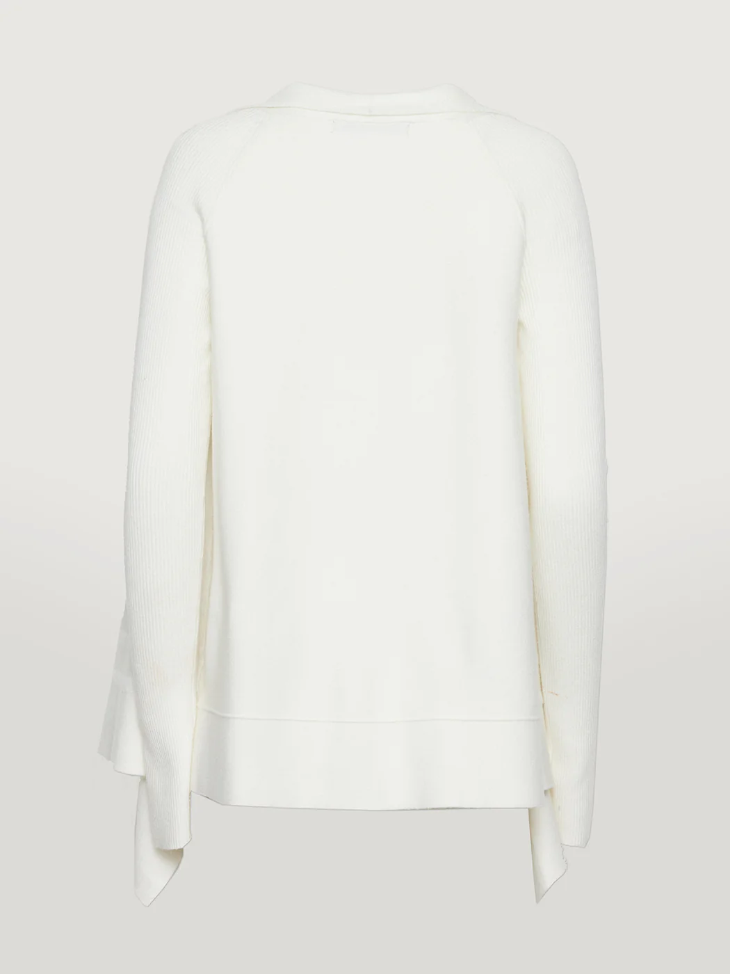 Liminal Drape Front Sweater - Cloud Dancer - Image 2