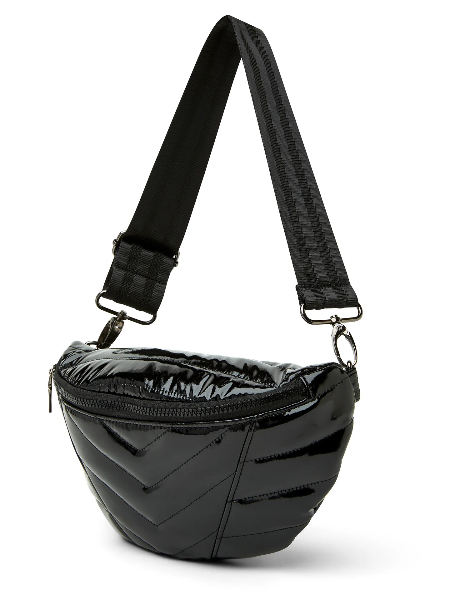 Little Runaway Bag - BLACK PATENT - Image 5