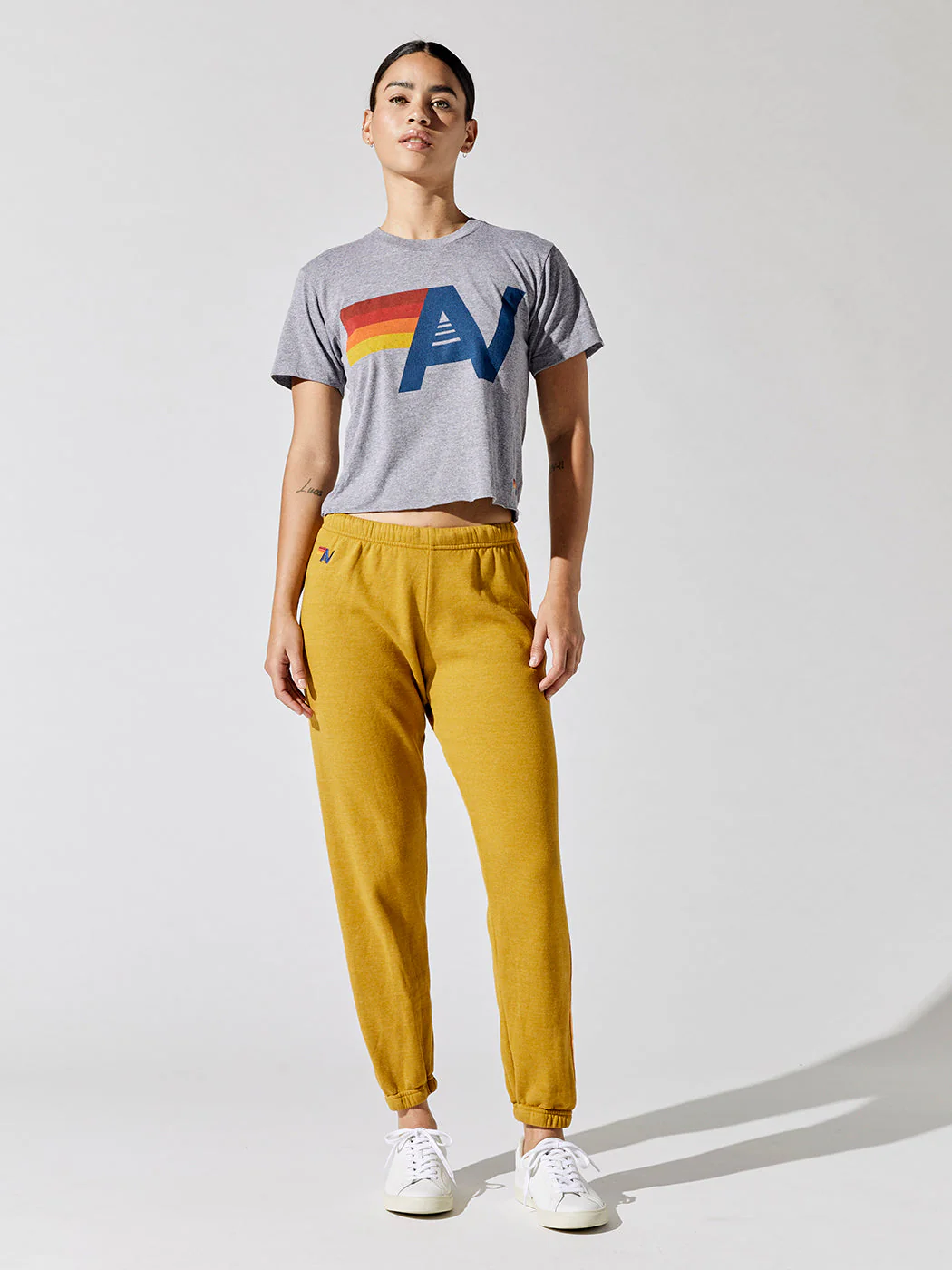 Logo Boyfriend Tee - Heather Grey - Image 2