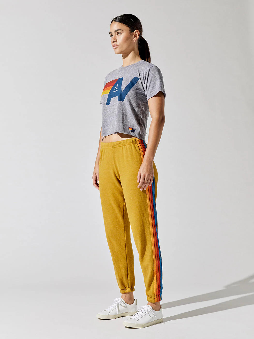 Logo Boyfriend Tee - Heather Grey - Image 3